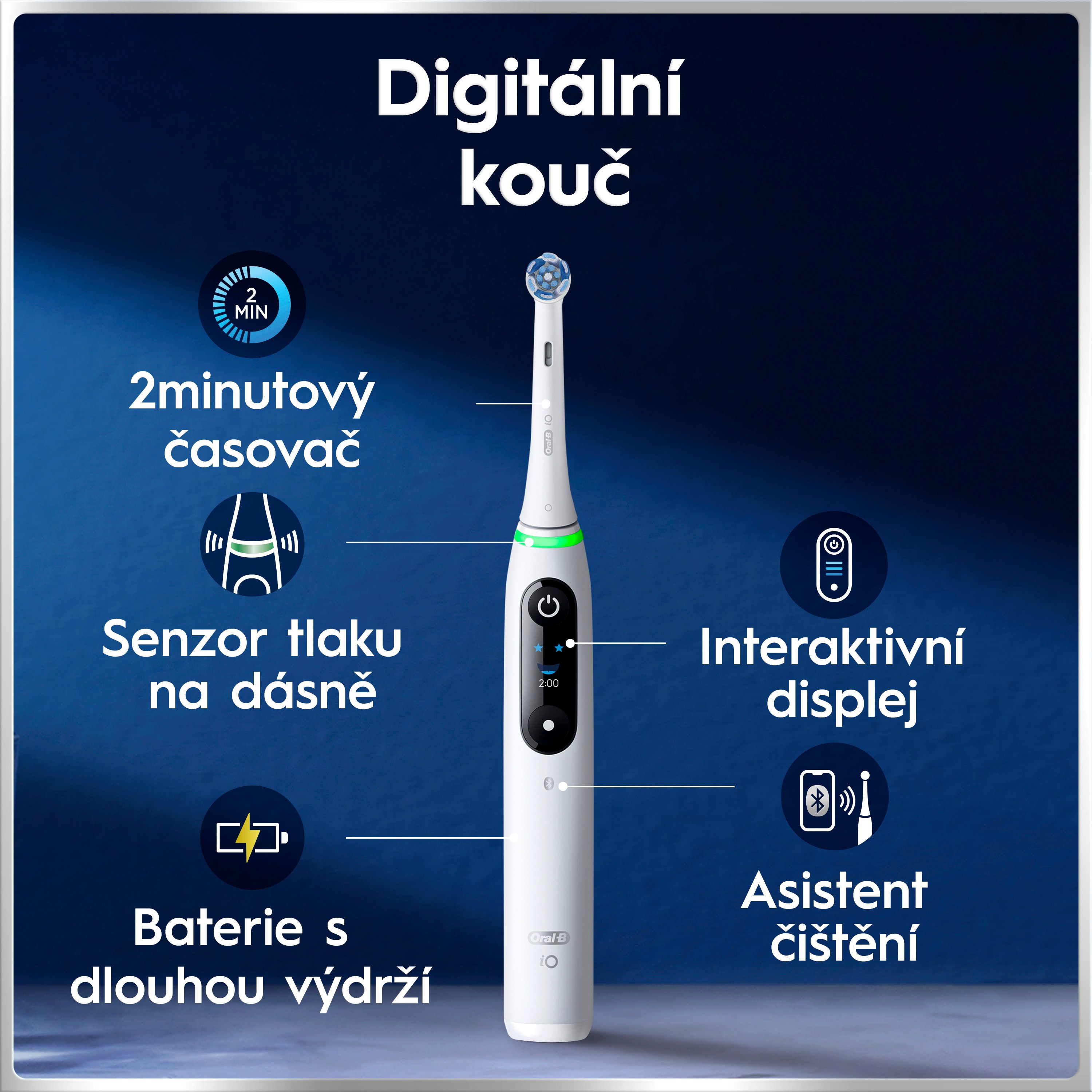 Oral-B iO Series 6 White magnetický kartáček