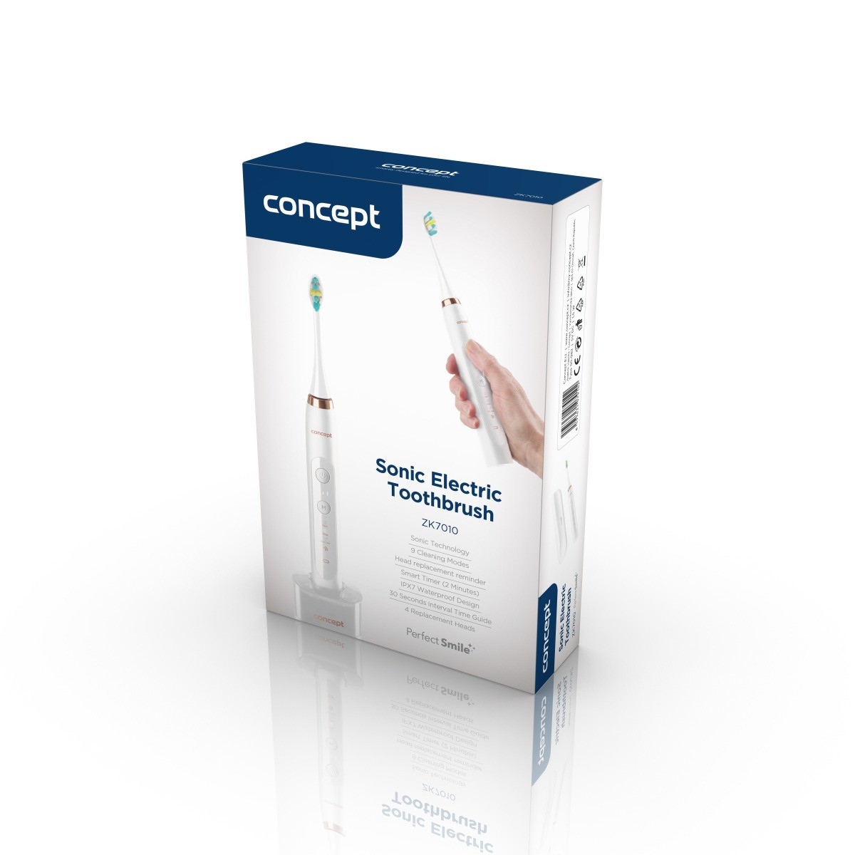 Concept Perfect Smile ZK7010 White sonický zubní kartáček