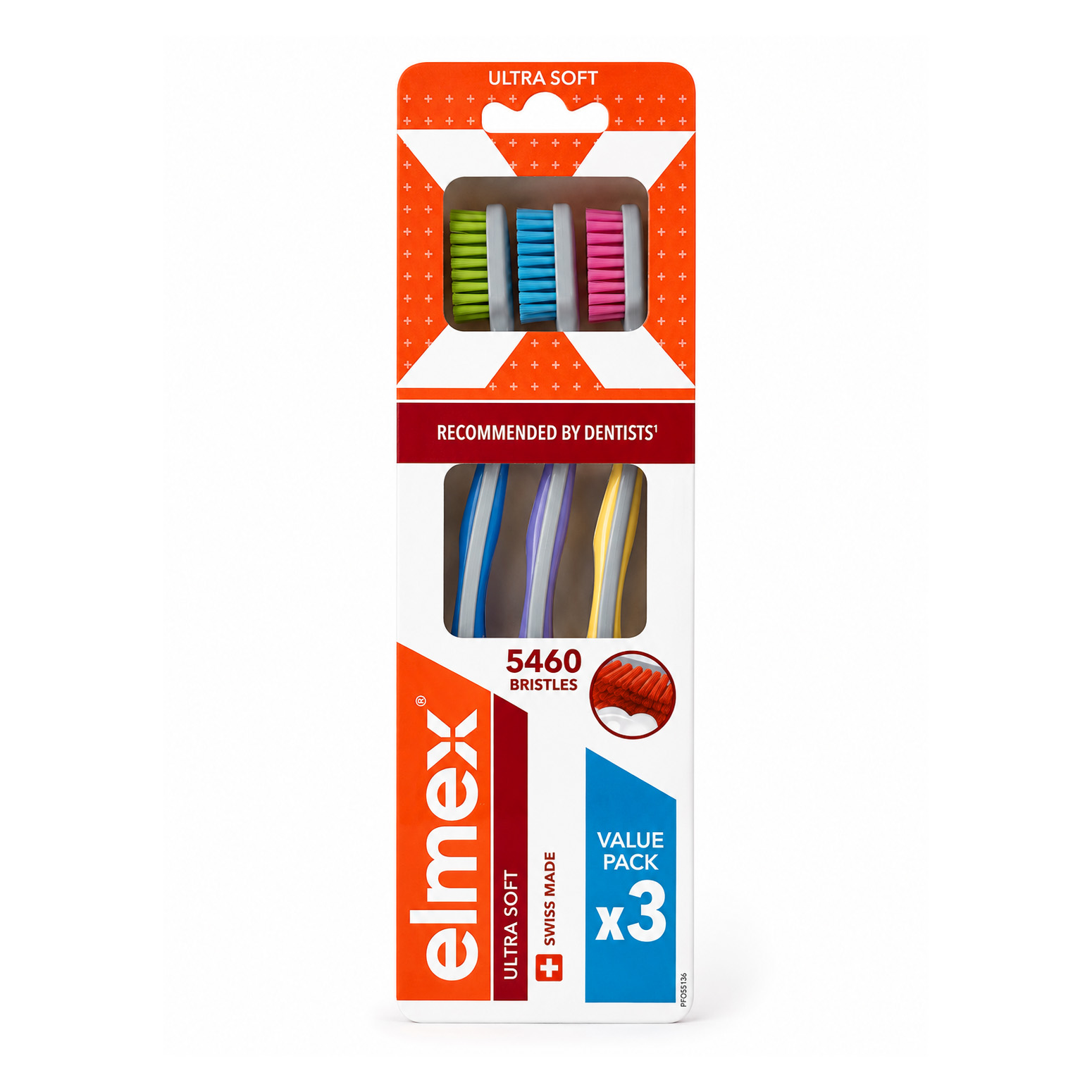 Elmex Ultra Soft zubní kartáček, 3 ks