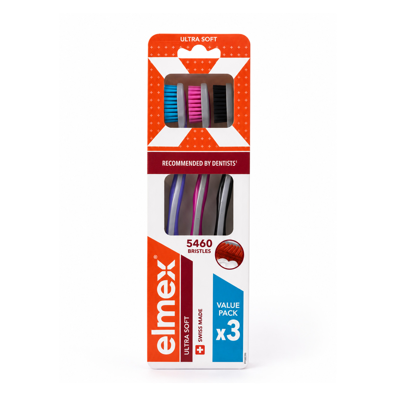 Elmex Ultra Soft zubní kartáček, 3 ks