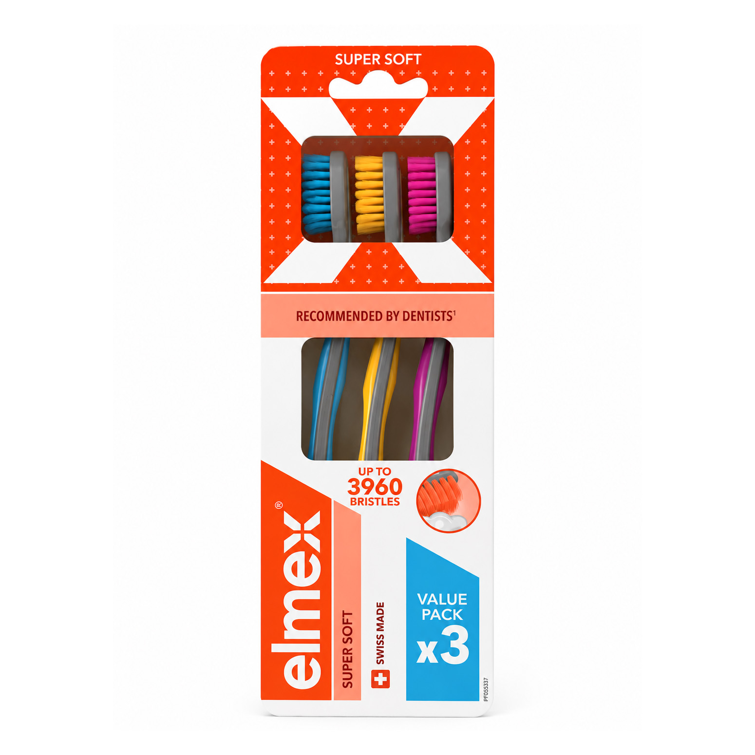 Elmex Super Soft zubní kartáček 3 ks