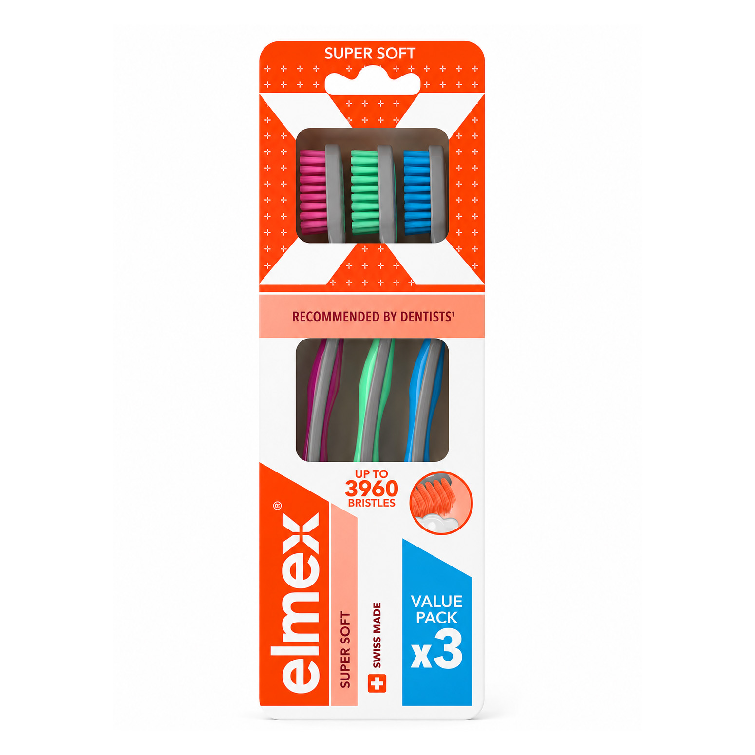 Elmex Super Soft zubní kartáček 3 ks