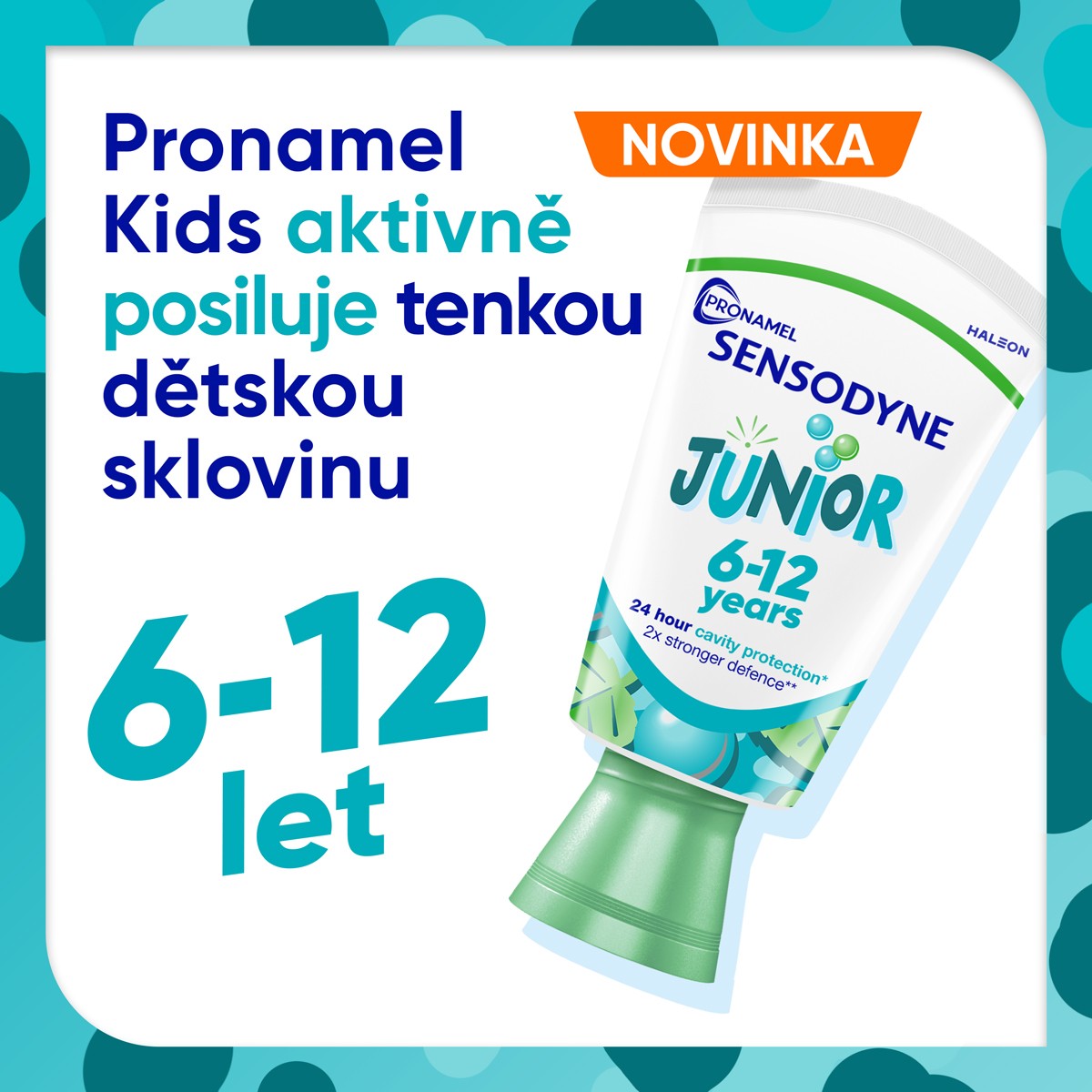Sensodyne Pronamel Junior dětská zubní pasta 6-12 let 2×75 ml