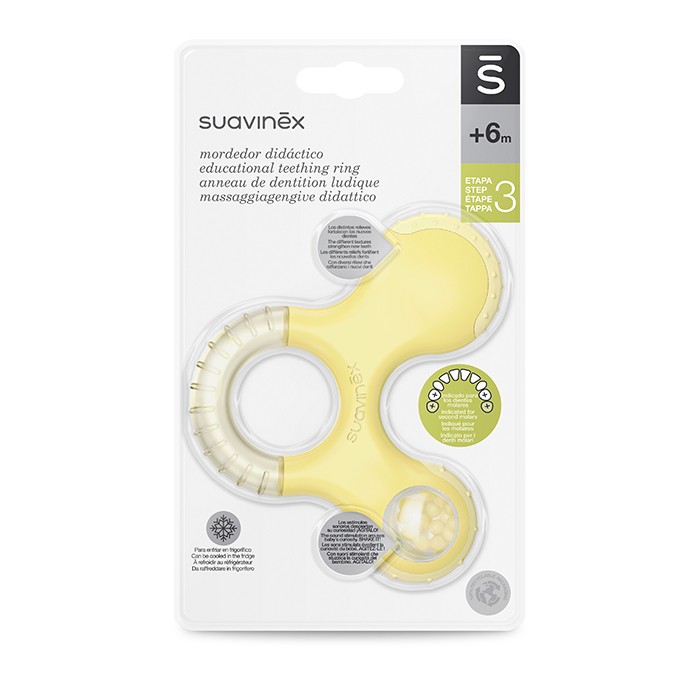 Suavinex Step 3 kousátko - ŽLUTÉ