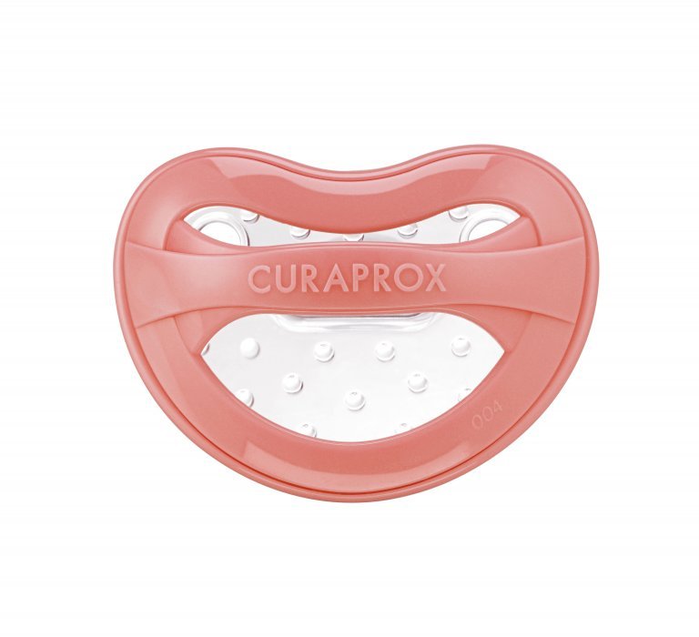 Curaprox Grow With Love 30 m+ dudlík - KORÁLOVÝ