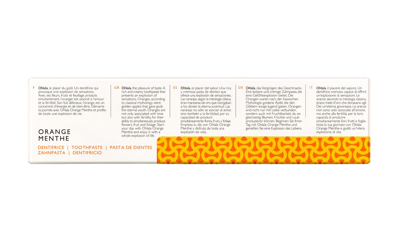 Ohlalá Orange Mint zubní pasta 75 ml