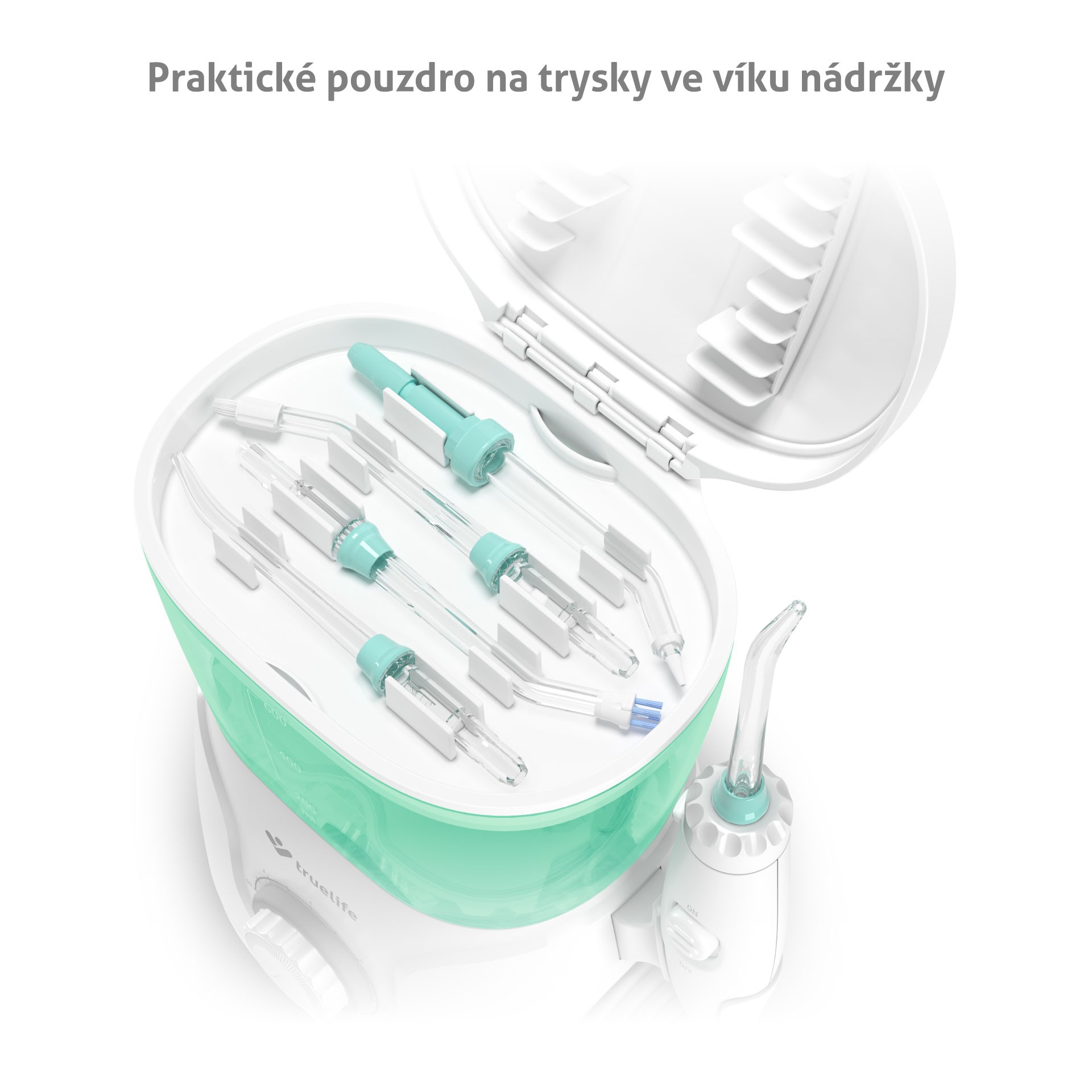 TrueLife AquaFloss Station S600 ústní sprcha - ROZBALENÉ ZBOŽÍ