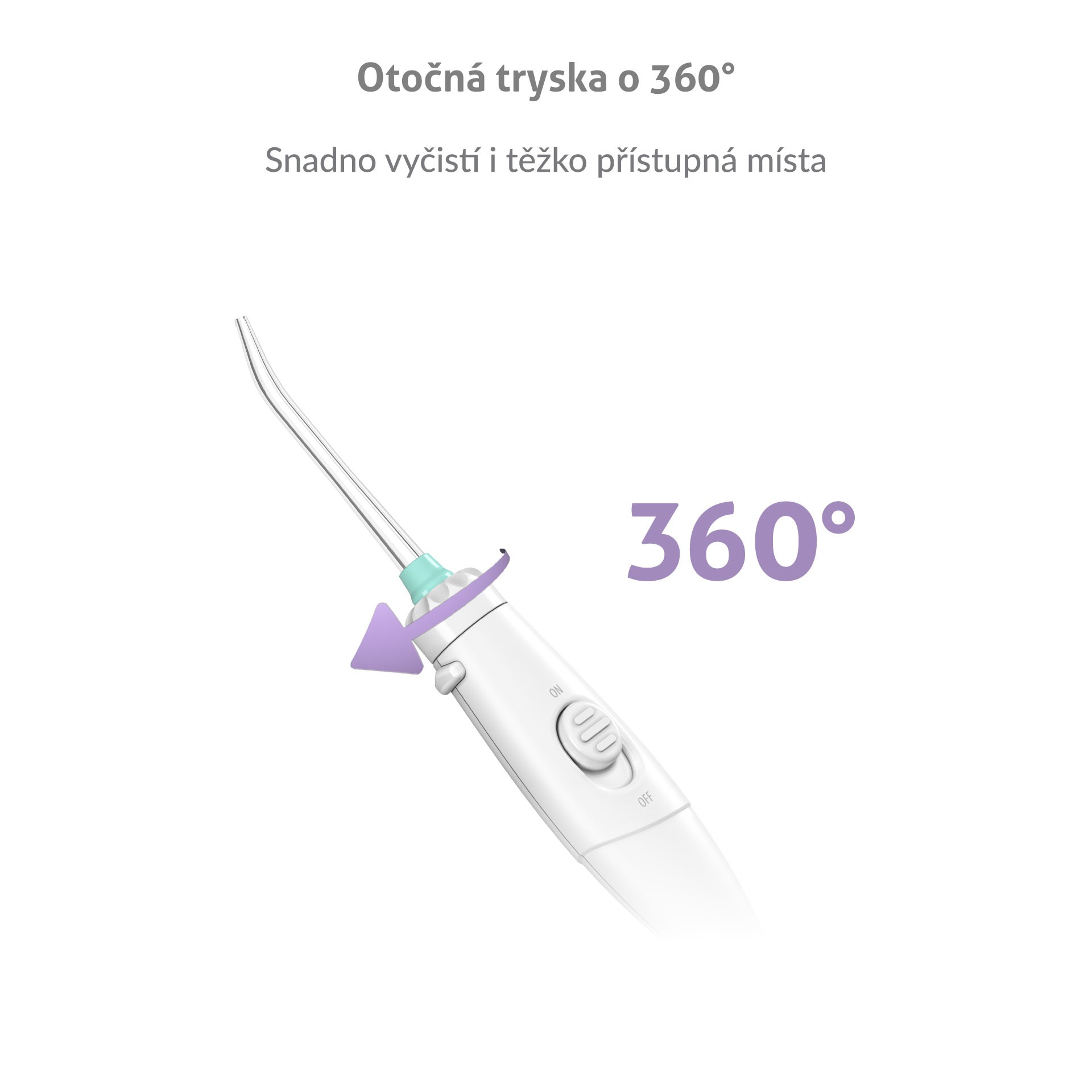 TrueLife AquaFloss Station S600 ústní sprcha - ROZBALENÉ ZBOŽÍ