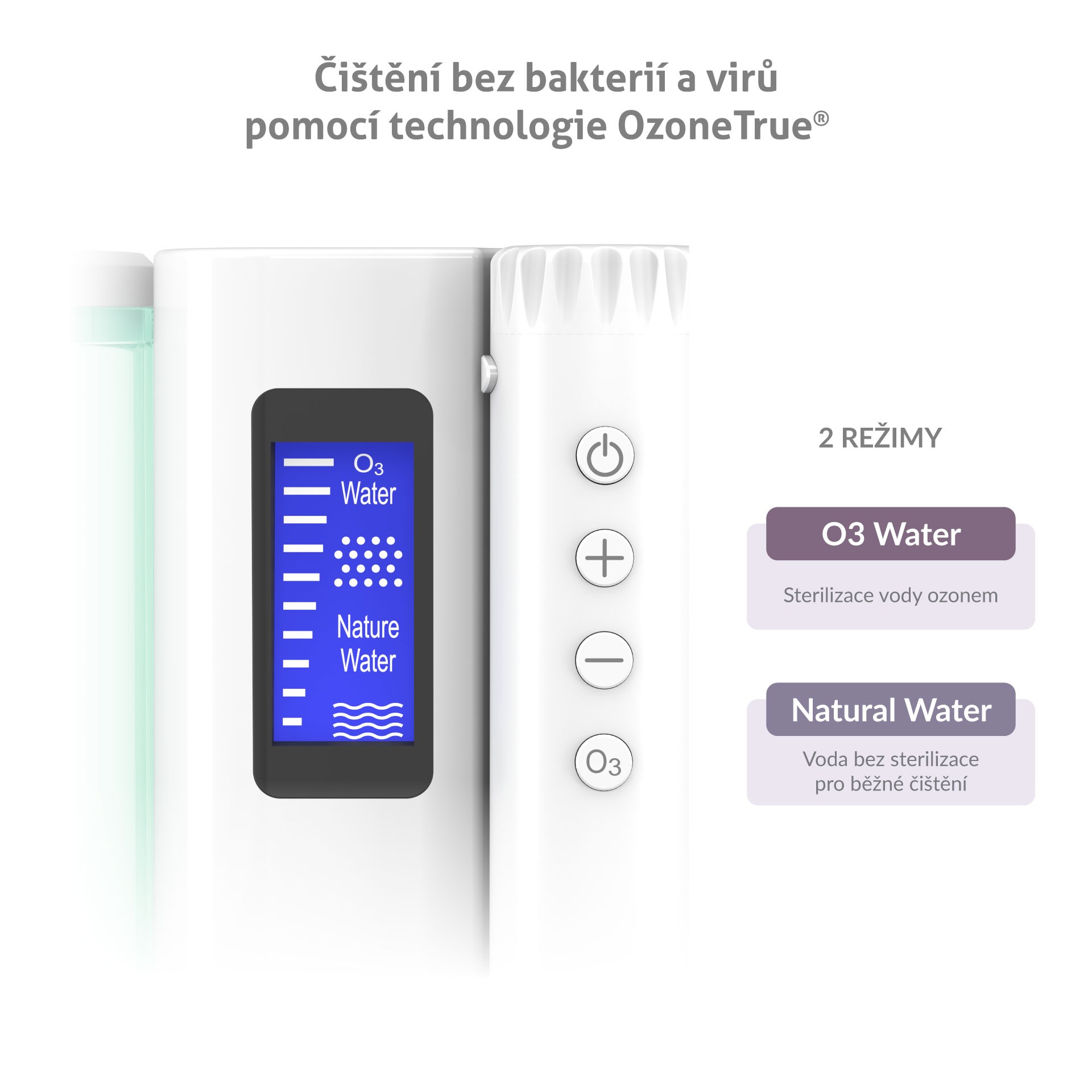 TrueLife AquaFloss Station O300 Ozone ústní sprcha - ROZBALENÉ ZBOŽÍ