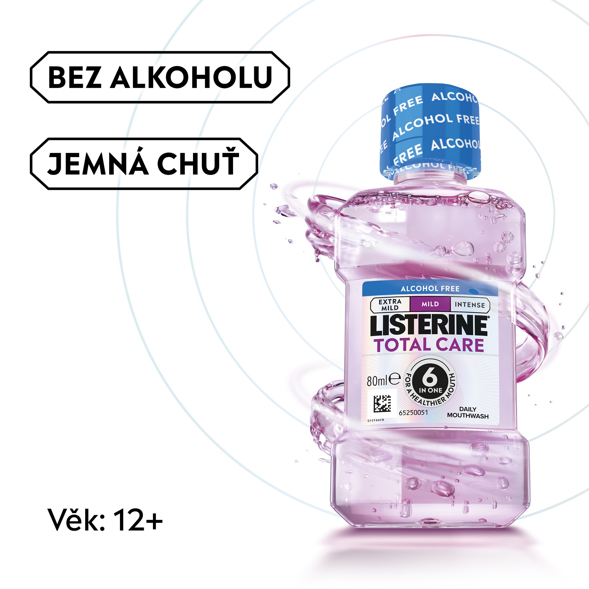 Listerine Total Care Mild ústní voda 80 ml