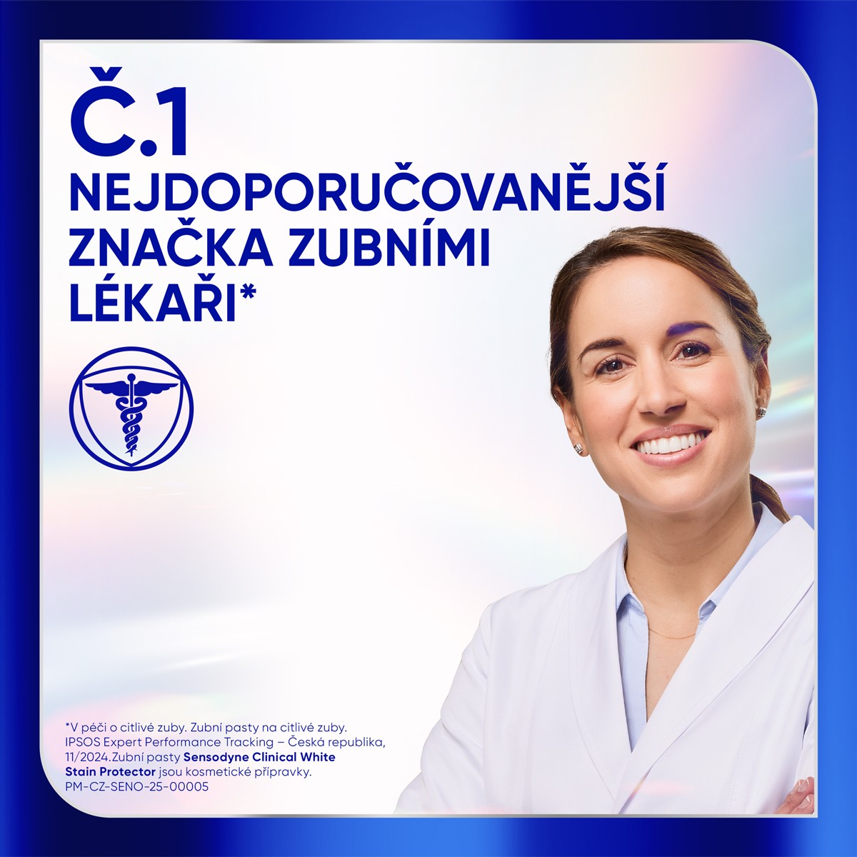 Sensodyne Clinical White Stain Protector zubní pasta 2×75 ml