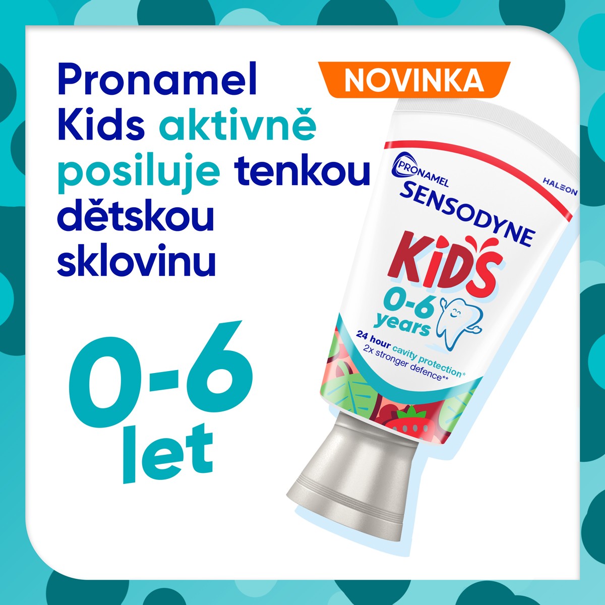 Sensodyne Pronamel Kids dětská zubní pasta 0-6 let 2×50 ml