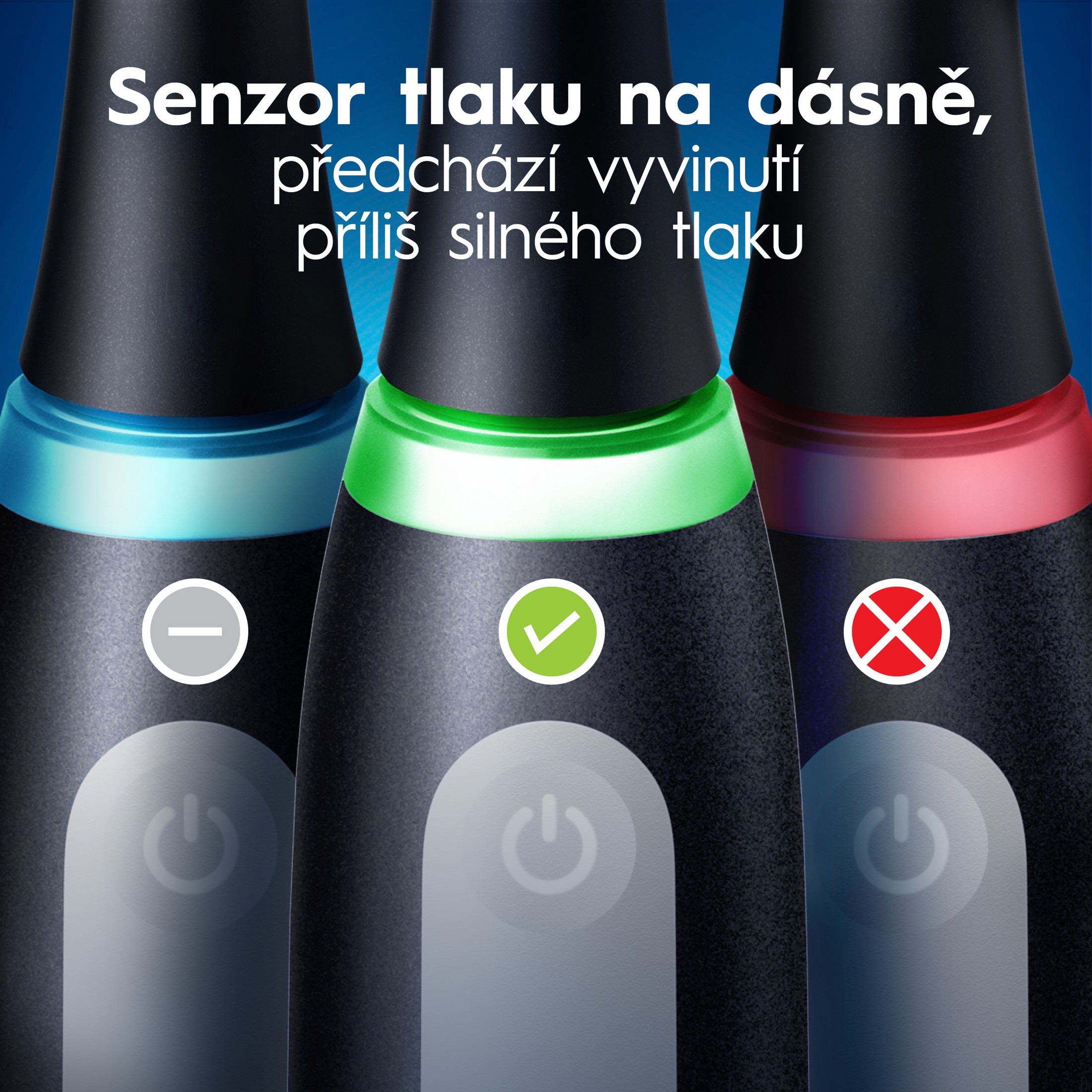 Oral-B iO Series 3 Duo Black+Blue magnetický kartáček 2 ks - POŠKOZENÝ OBAL