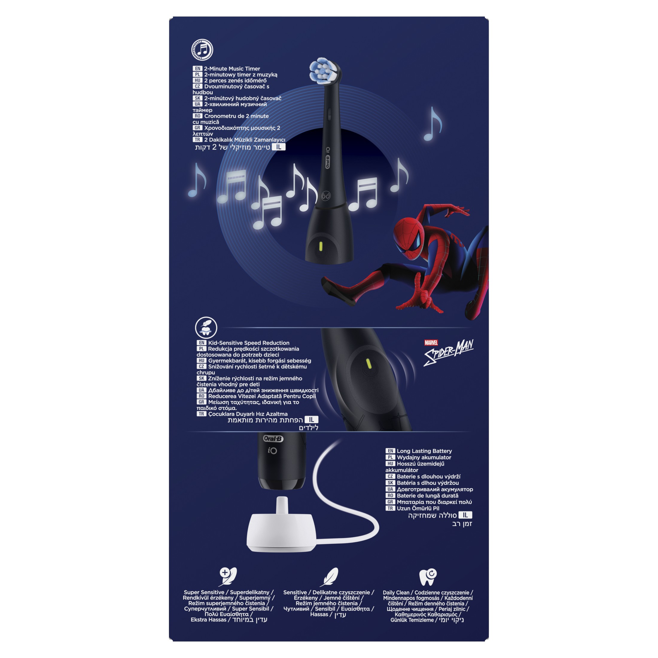 Oral-B iO Kids Spider-Man elektrický kartáček - POŠKOZENÝ OBAL