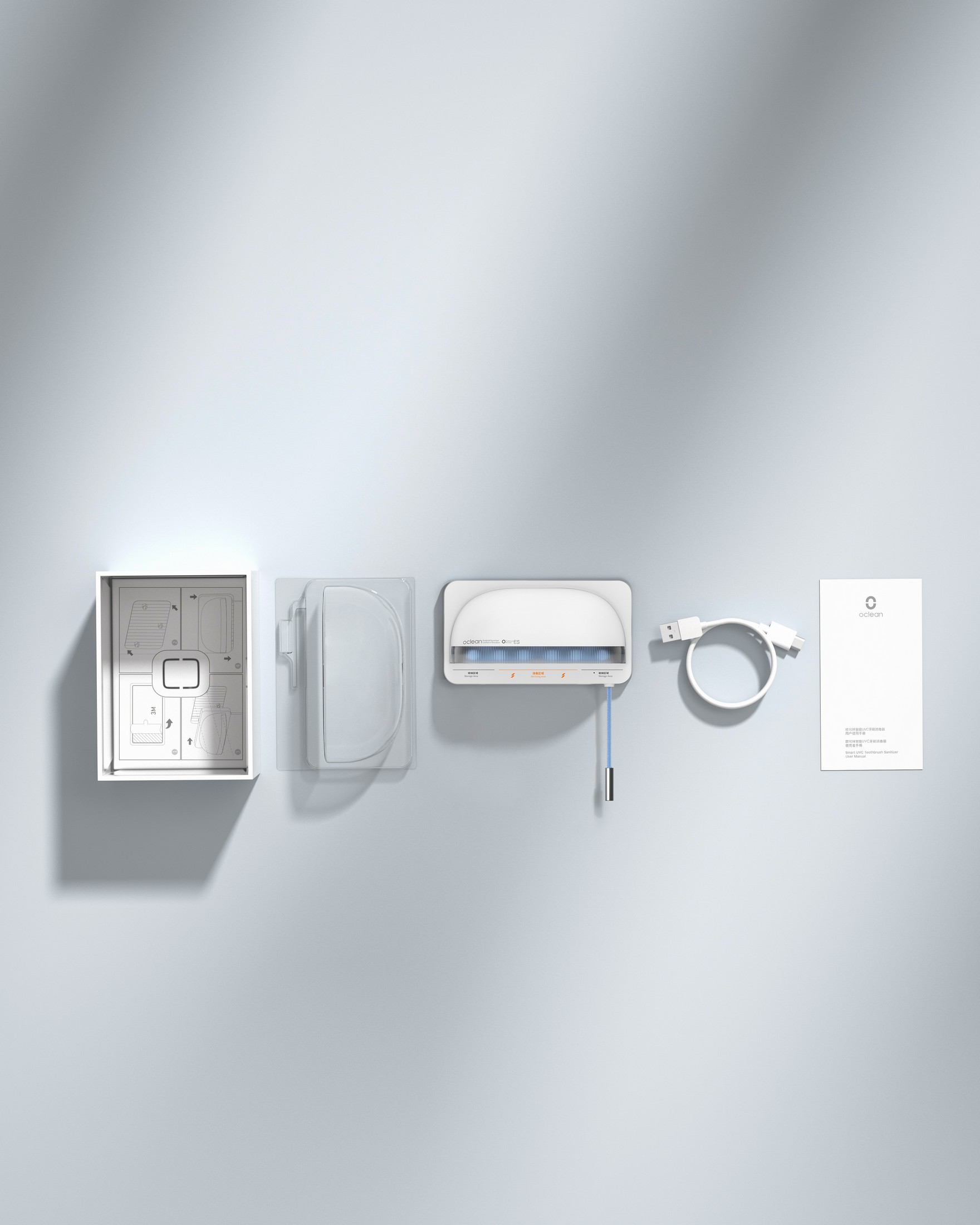 Oclean S1 White sterilizační sanitizér - ROZBALENÉ ZBOŽÍ