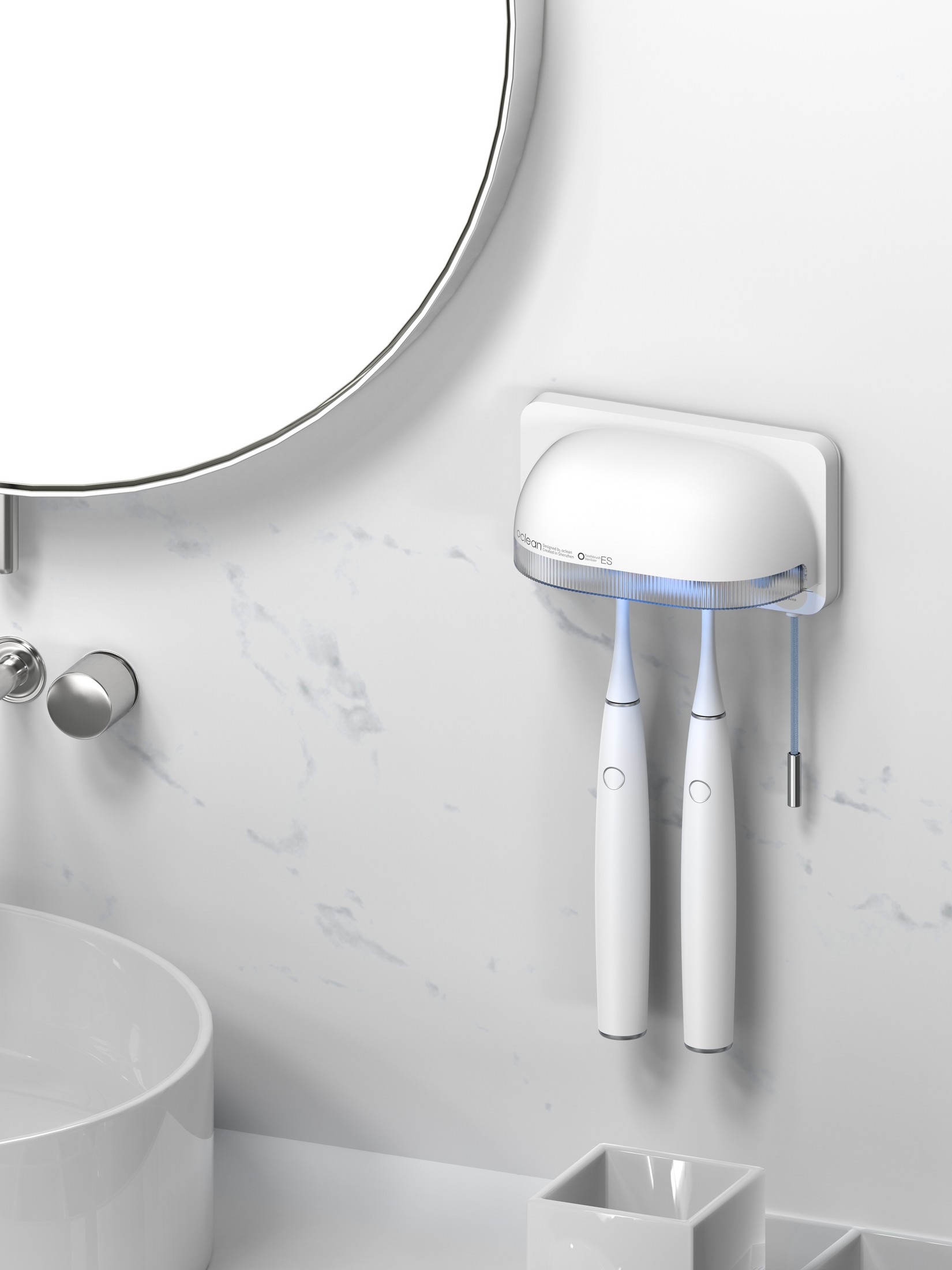 Oclean S1 White sterilizační sanitizér - ROZBALENÉ ZBOŽÍ