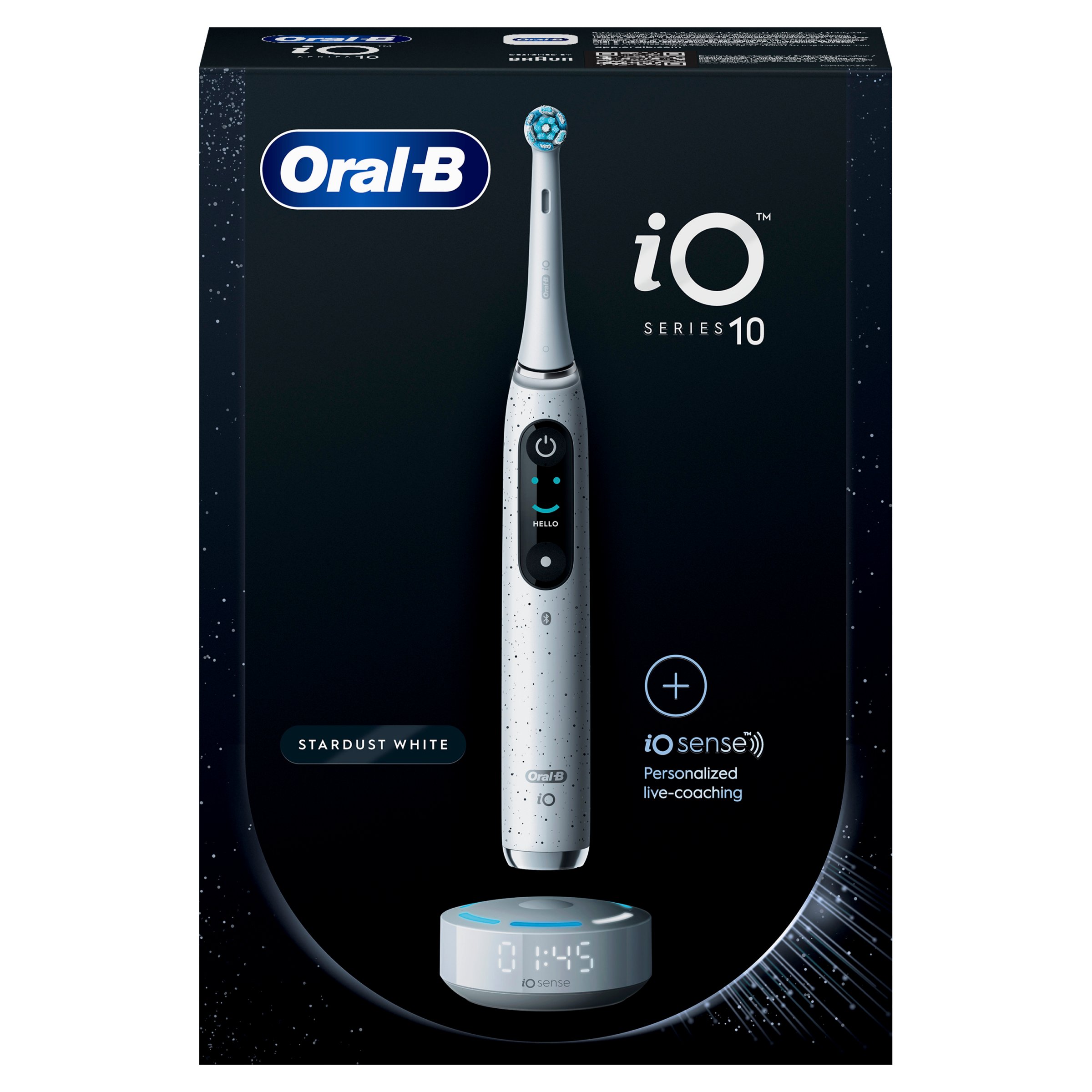 Oral-B iO Series 10 Stardust White magnetický kartáček - ROZBALENÉ ZBOŽÍ