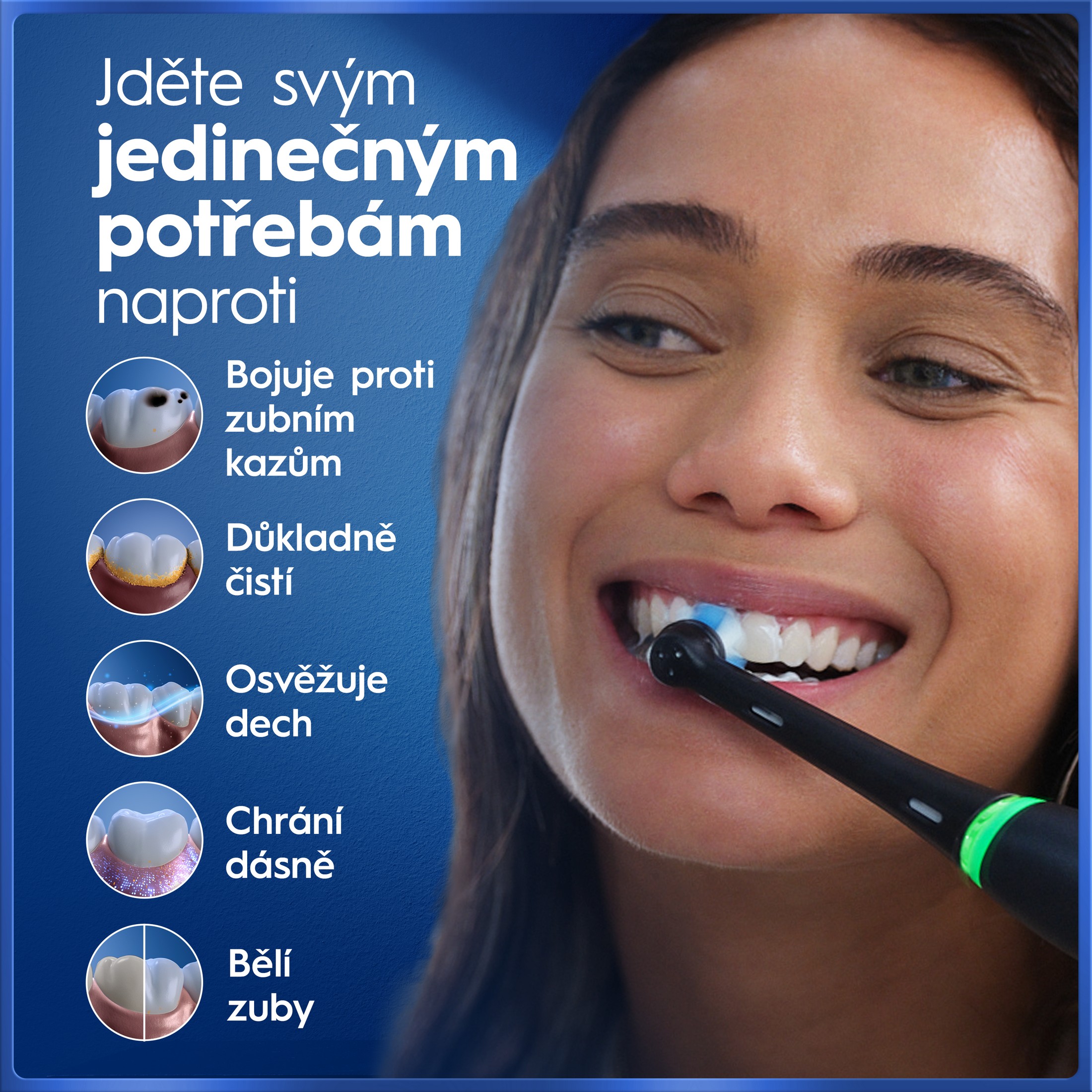 Oral-B iO Series 5 Black magnetický kartáček - ROZBALENÉ ZBOŽÍ