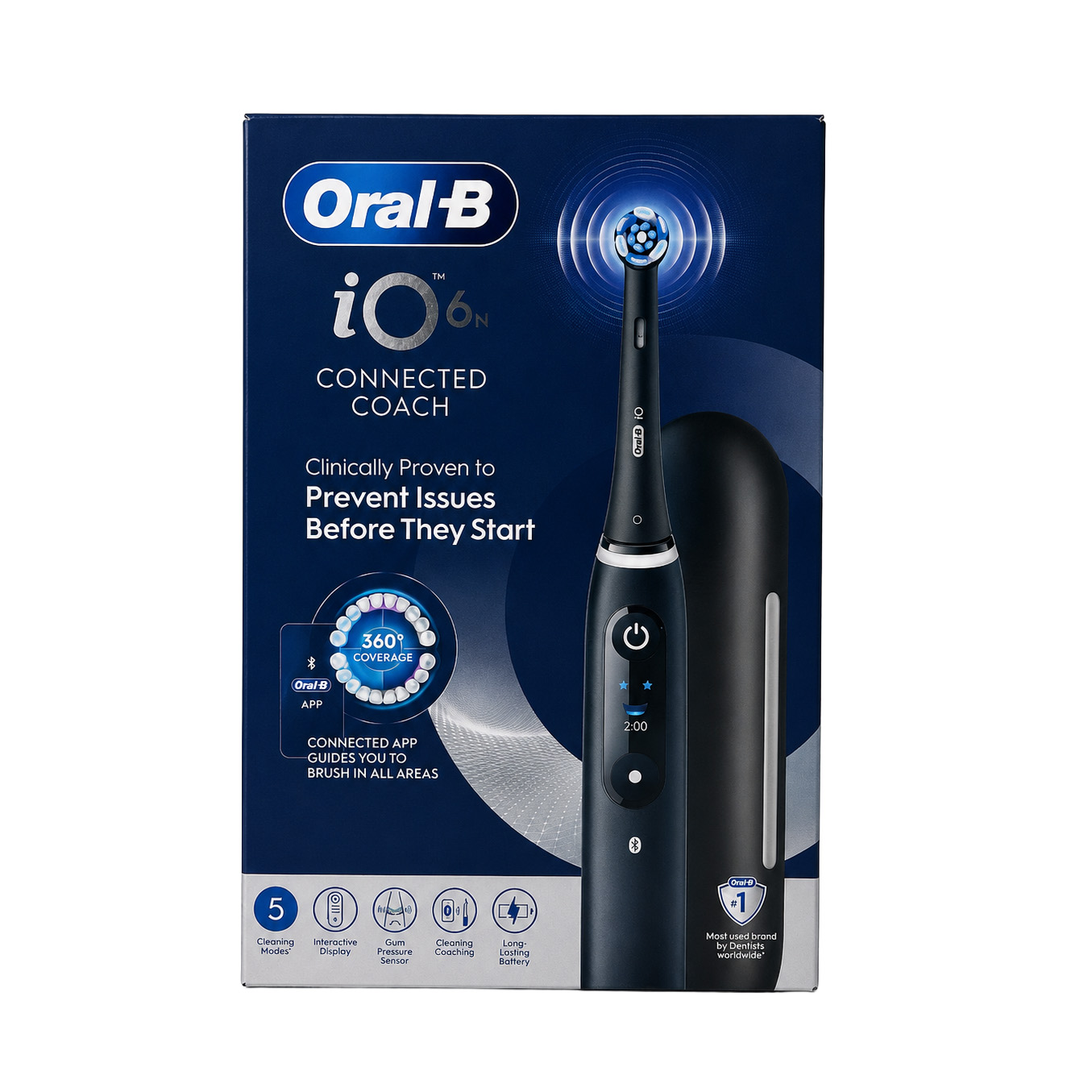 Oral-B iO Series 6 Black magnetický kartáček