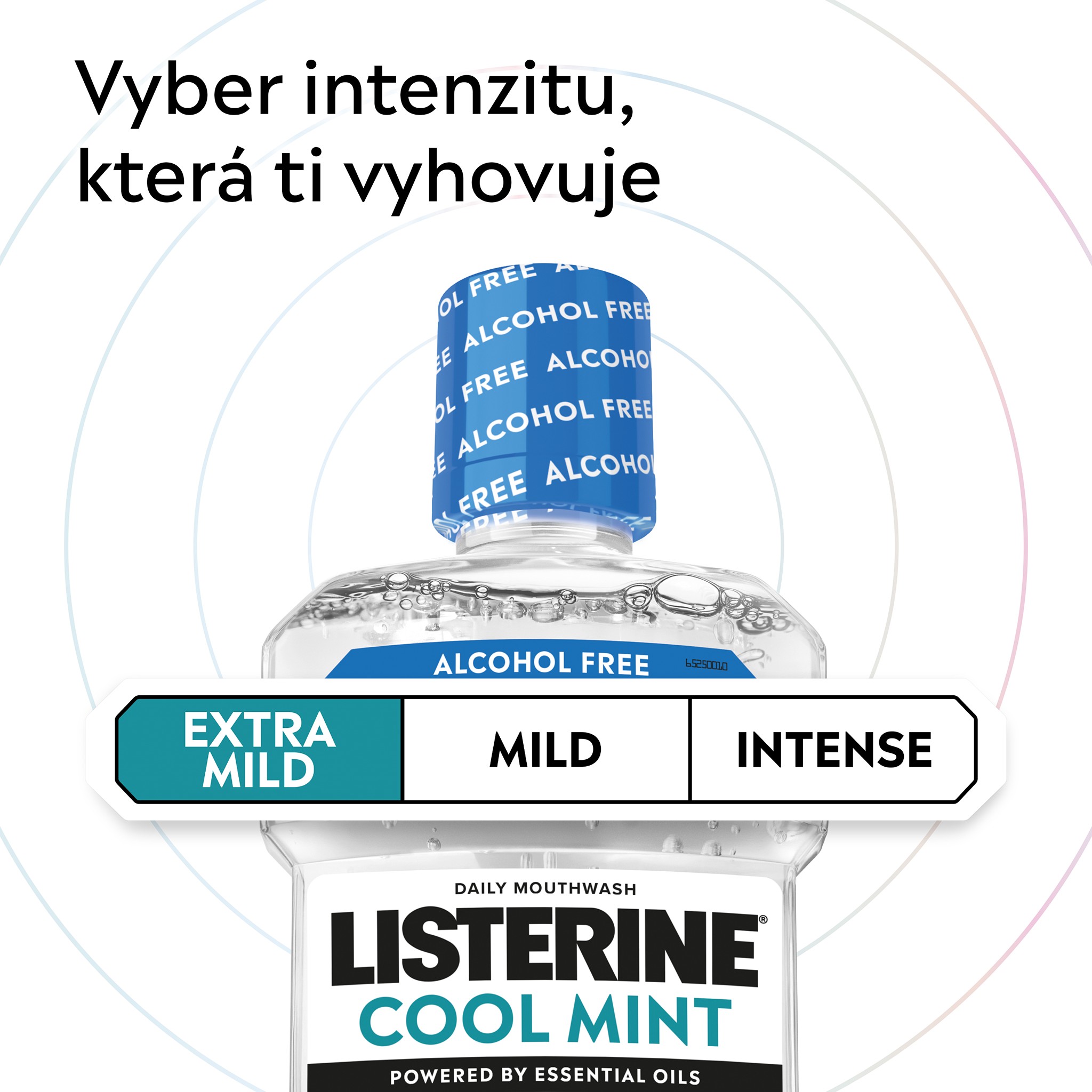 Listerine CoolMint Extra Mild Taste ústní voda 2x500 ml
