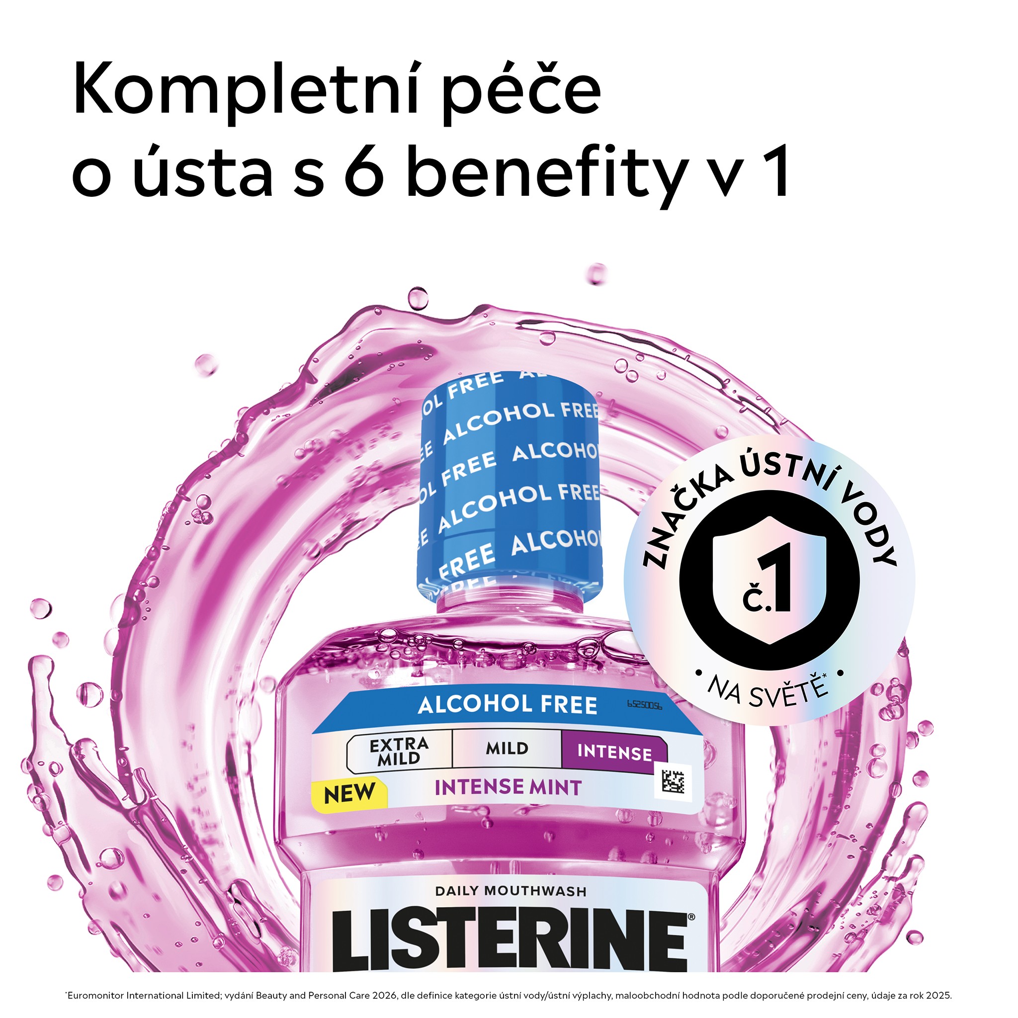Listerine Total Care Intense Mint ústní voda 2×500 ml