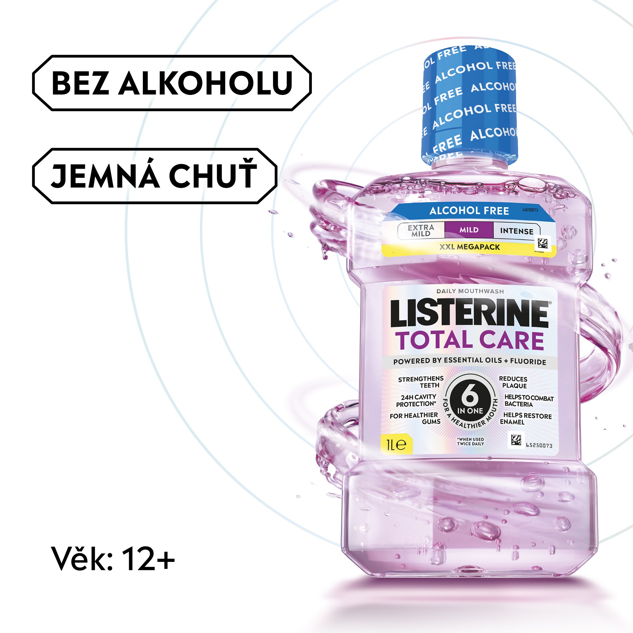 Listerine Total Care Mild ústní voda 2×1000 ml