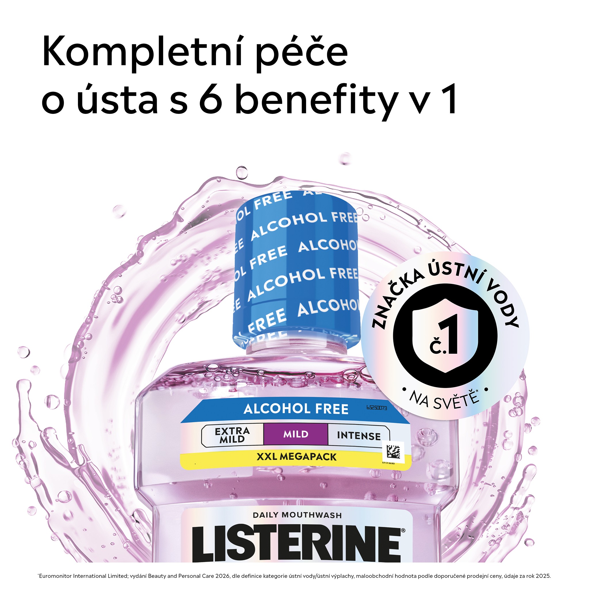Listerine Total Care Mild ústní voda 2×1000 ml