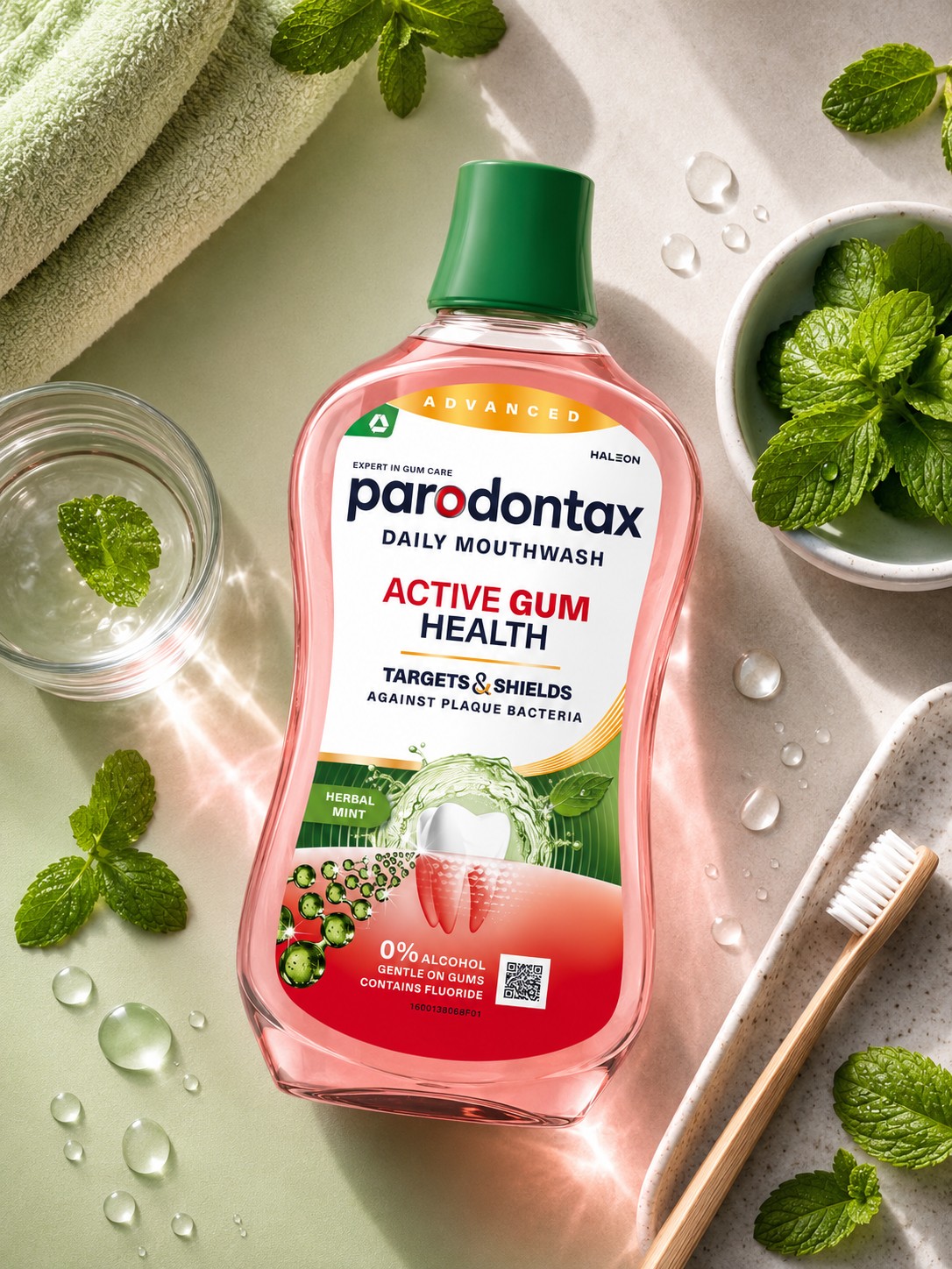 Parodontax Daily Gum Care Herbal Mint ústní voda 500 ml