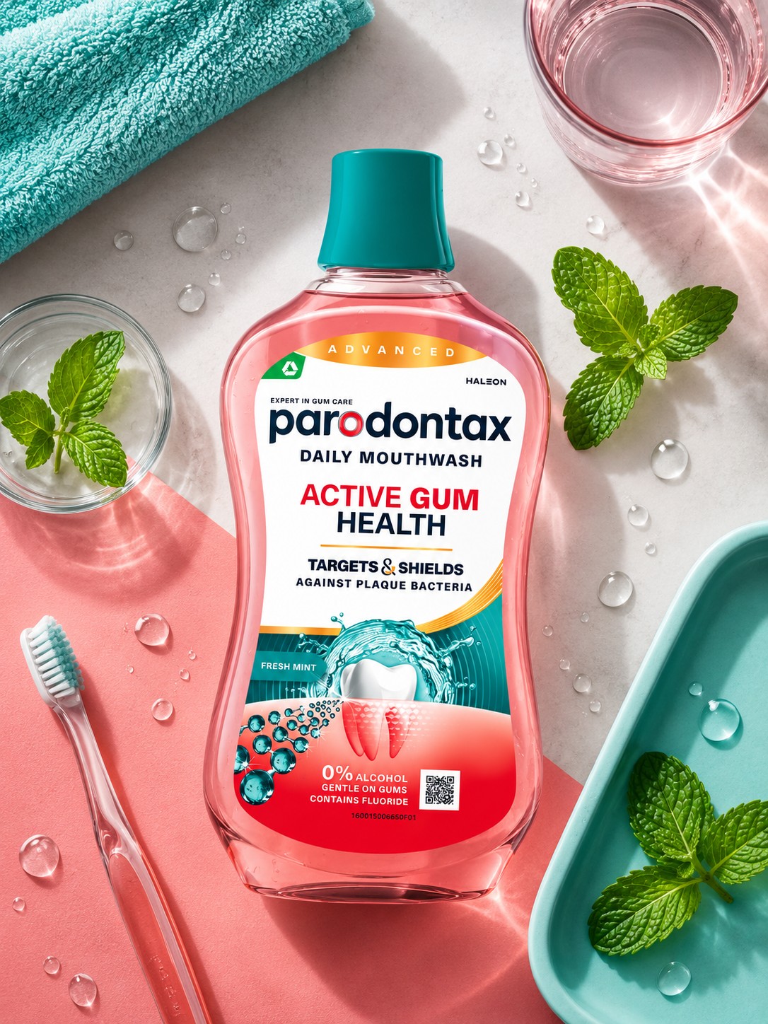 Parodontax Daily Gum Care Fresh Mint ústní voda 500 ml