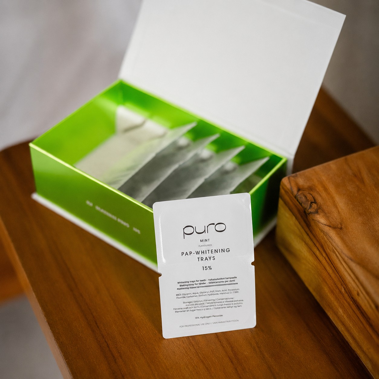 Puro PAP Whitening Trays Mint bělicí dlahy 5 párů