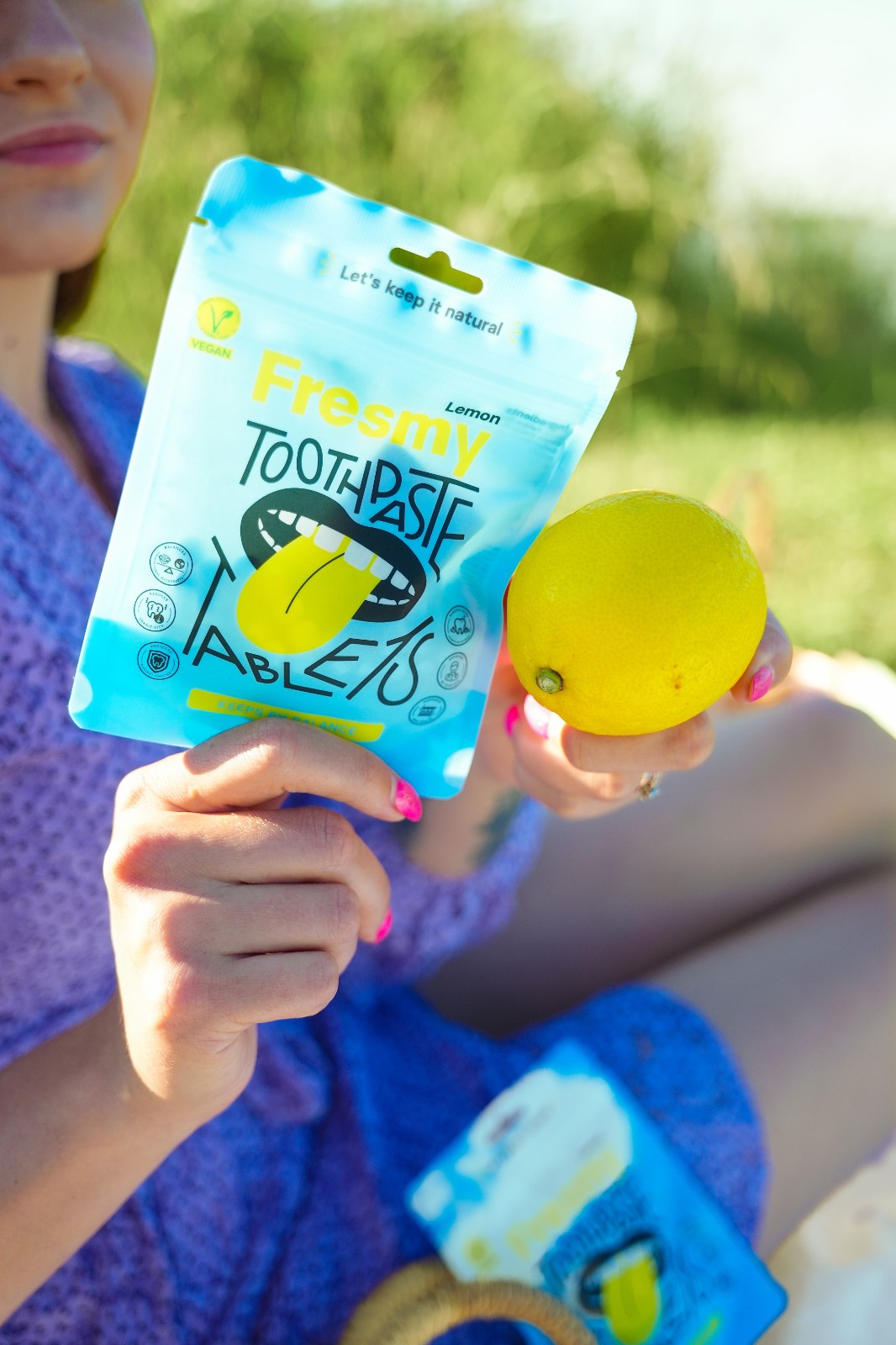 Fresmy Lemon zubní pasta v tabletách 124 ks