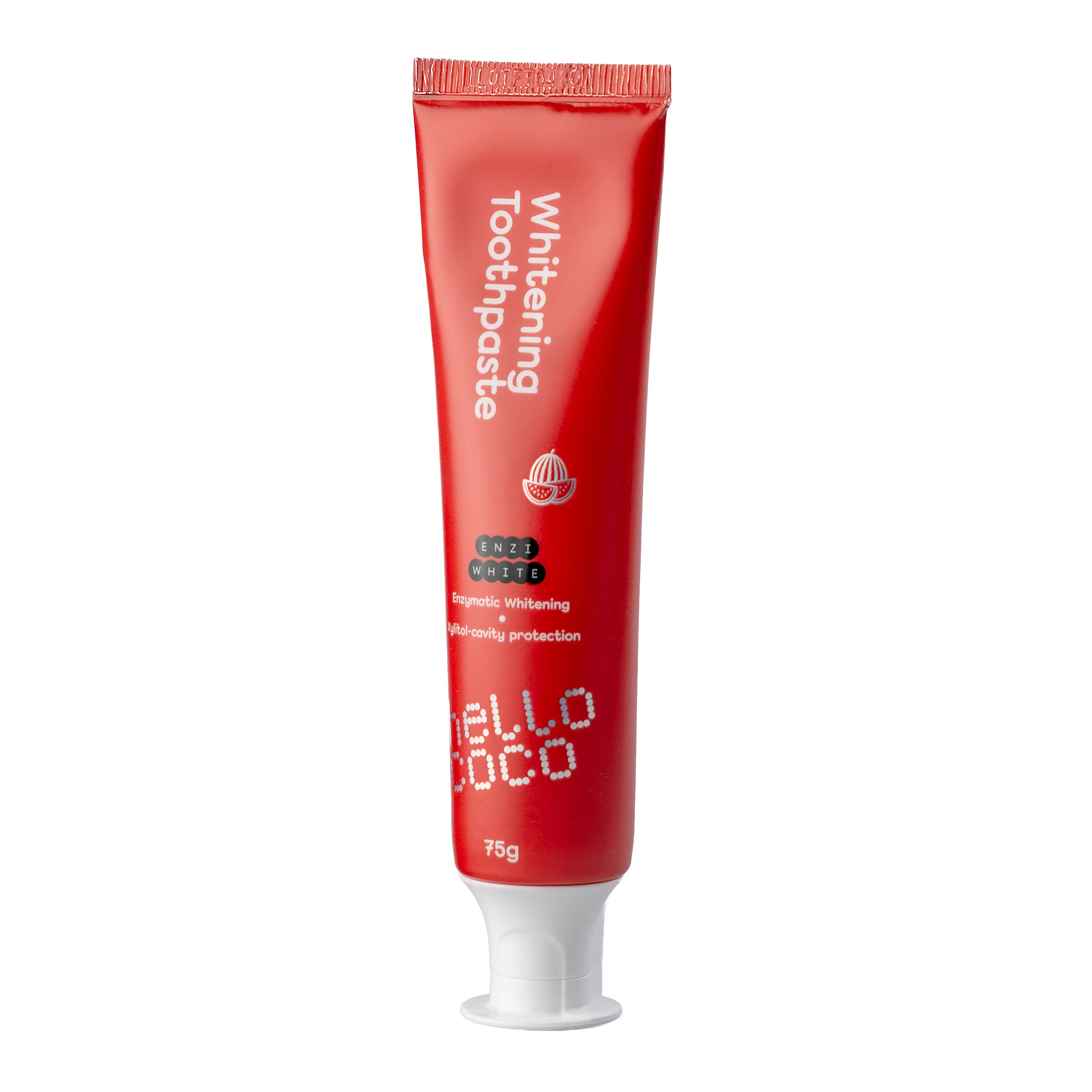 Hello Coco Watermelon Enzi White bělicí zubní pasta 75 g