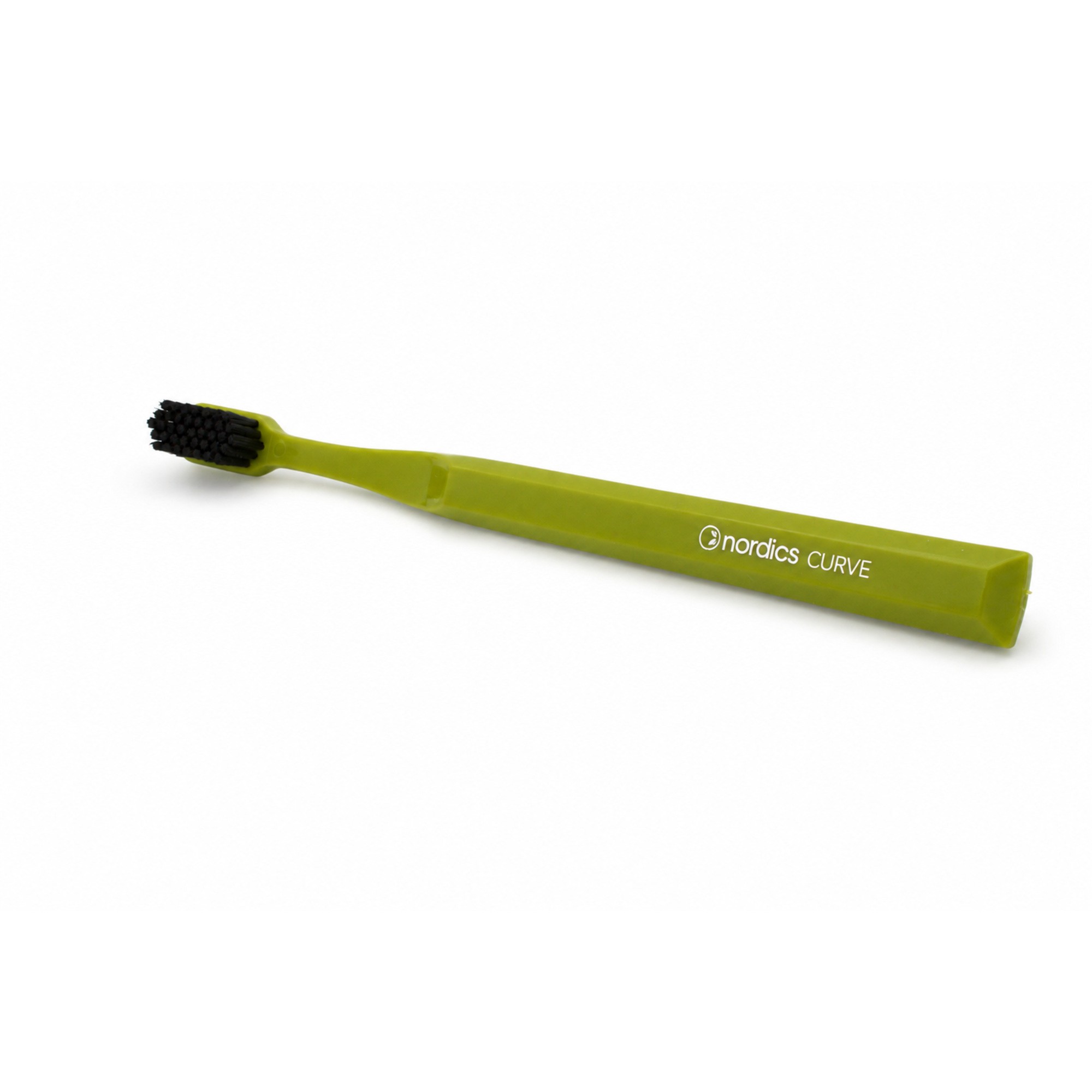 Nordics Curve Ultra Soft Green/Black zubní kartáček