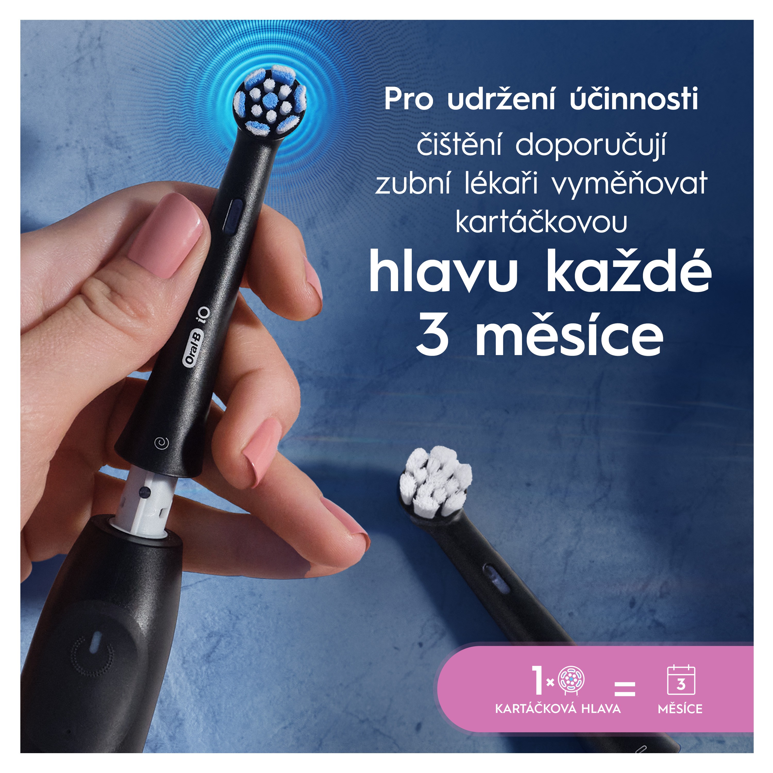 Oral-B iO Gentle Care Black náhradní hlavice 6 ks