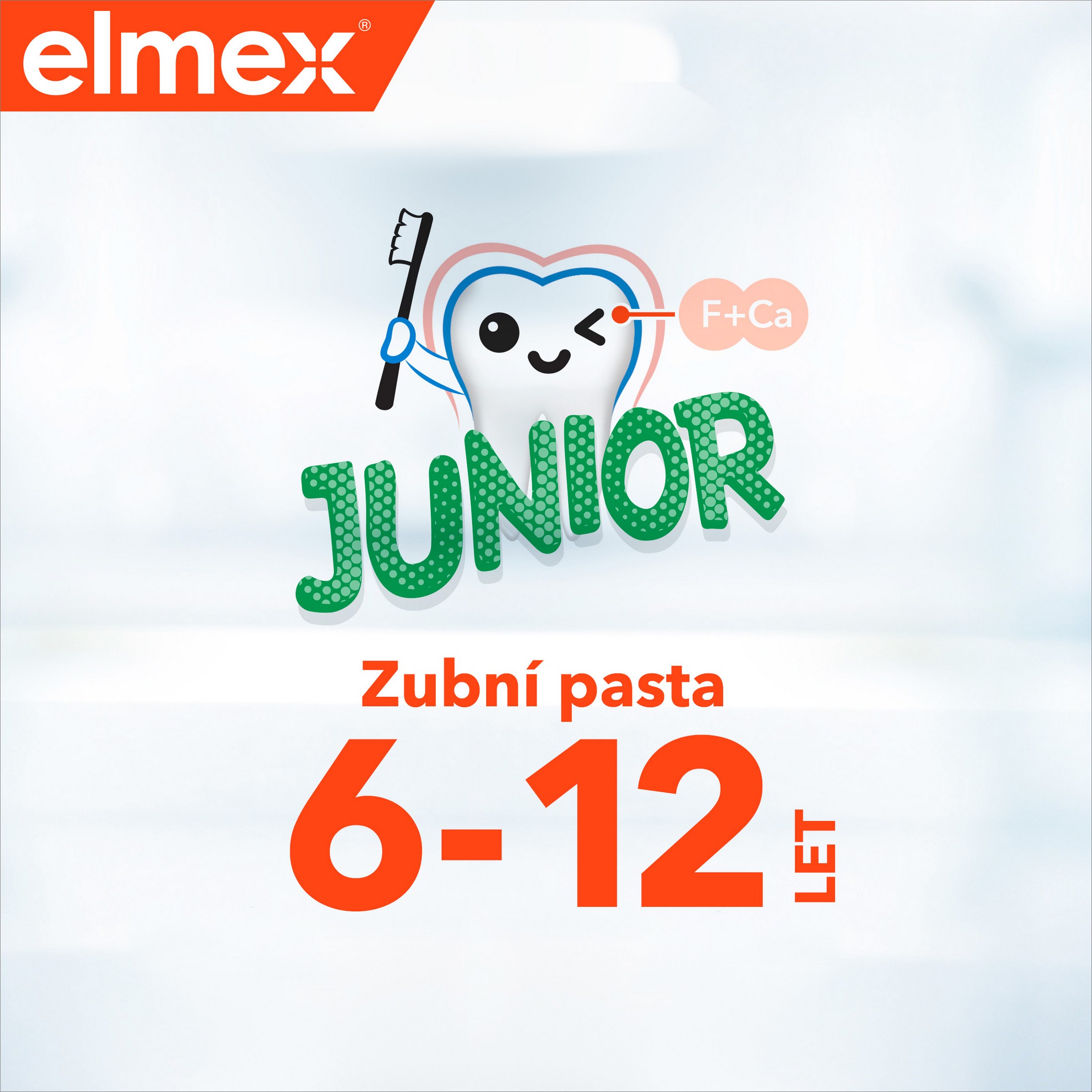 Elmex Junior 6–12 let zubní pasta 3×75 ml