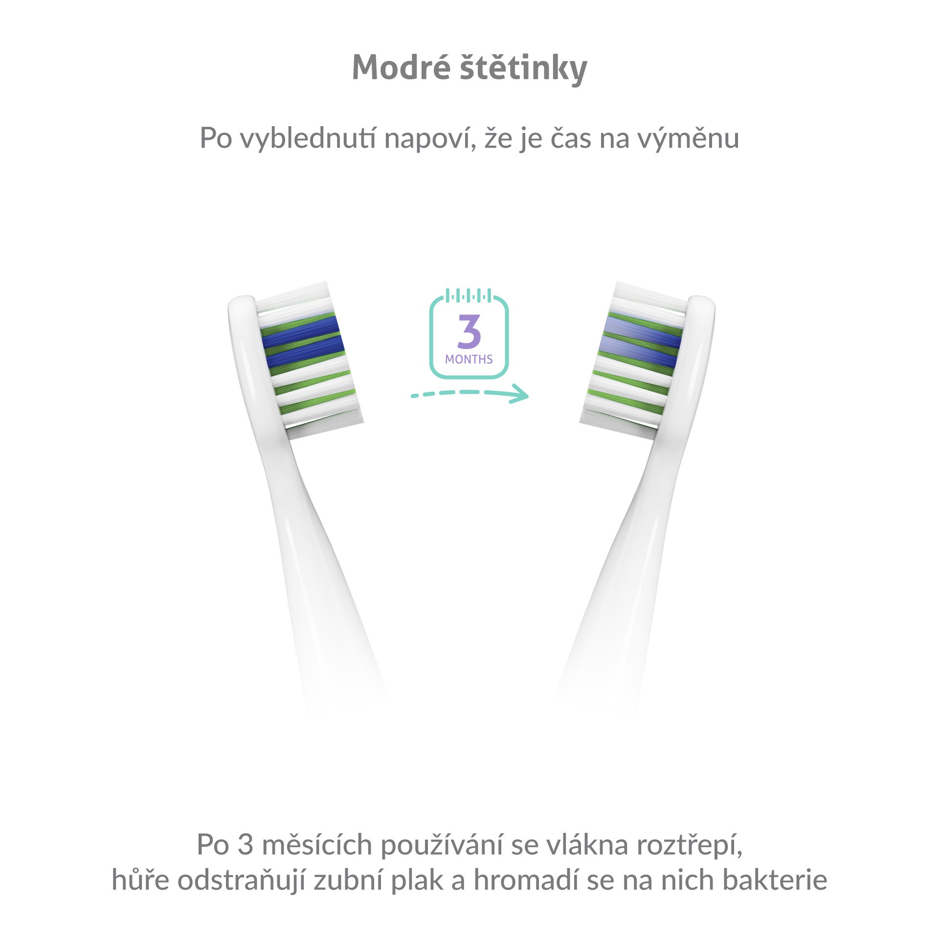 TrueLife SonicBrush Slim-Series Standard White náhradní hlavice 2 ks