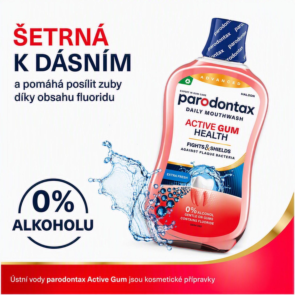 Parodontax Daily Gum Care Extra Fresh ústní voda 500 ml