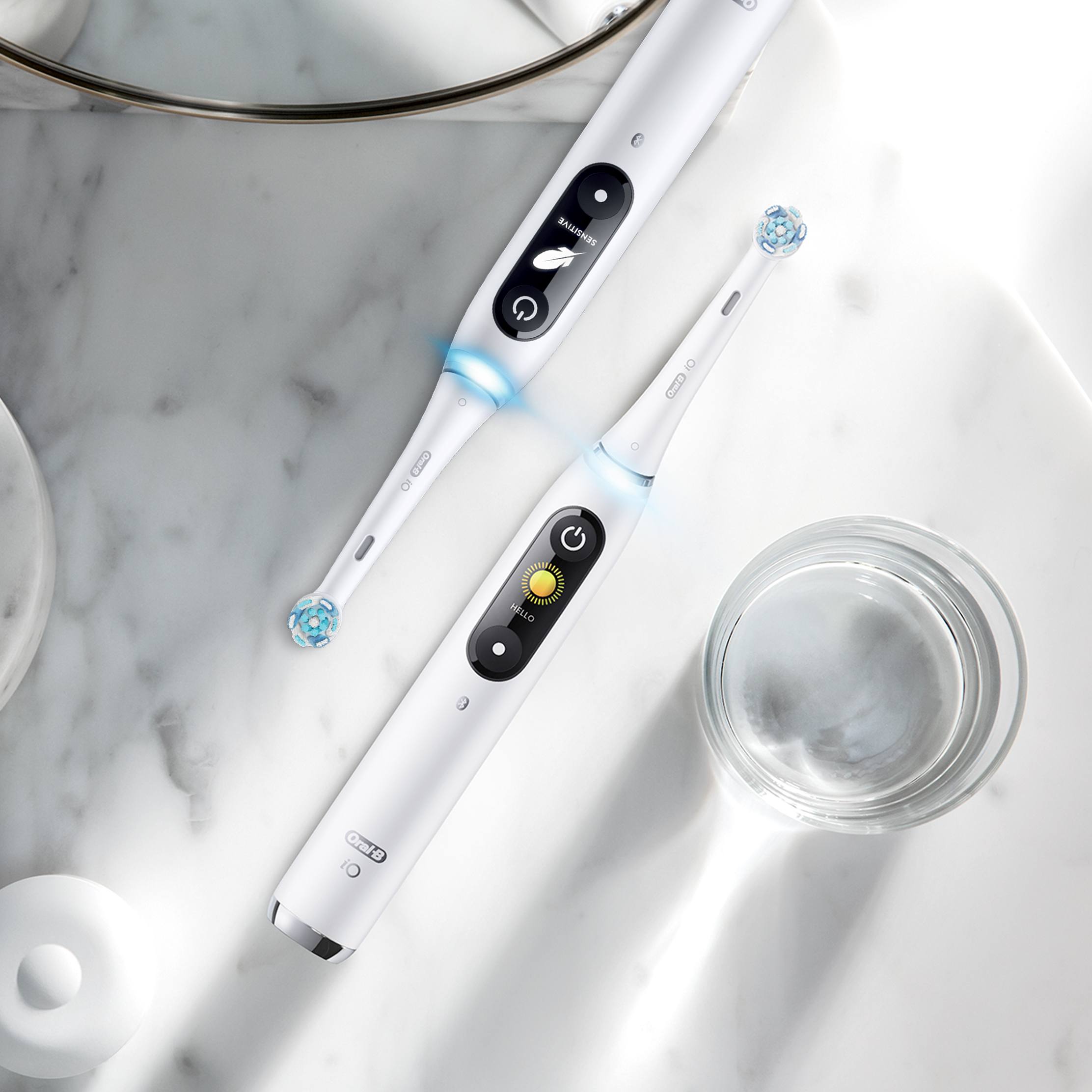 Oral-B iO Series 7 Duo White Alabaster magnetický kartáček 2 ks