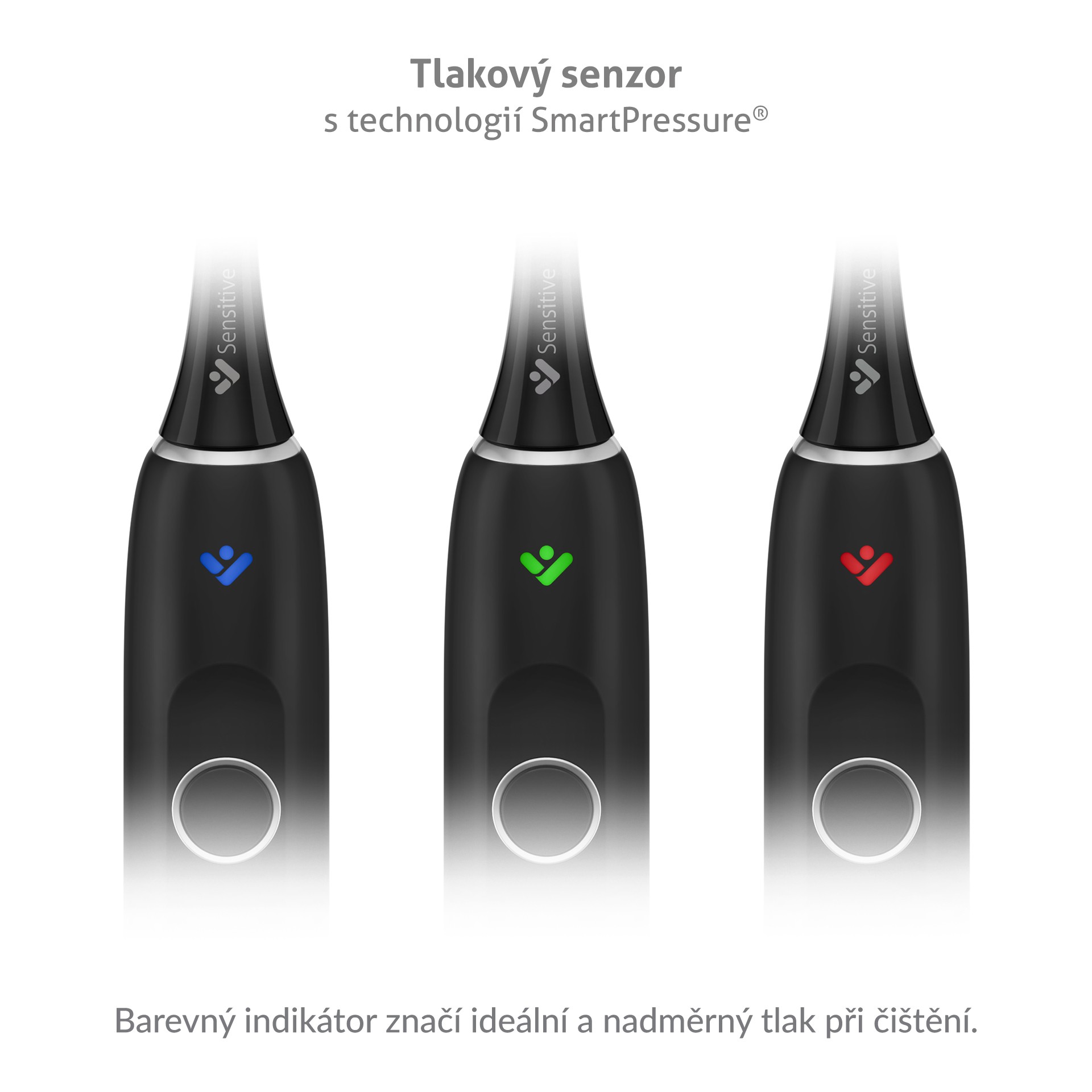 TrueLife SonicBrush Clean70 UV Black sonický kartáček - ROZBALENÉ ZBOŽÍ
