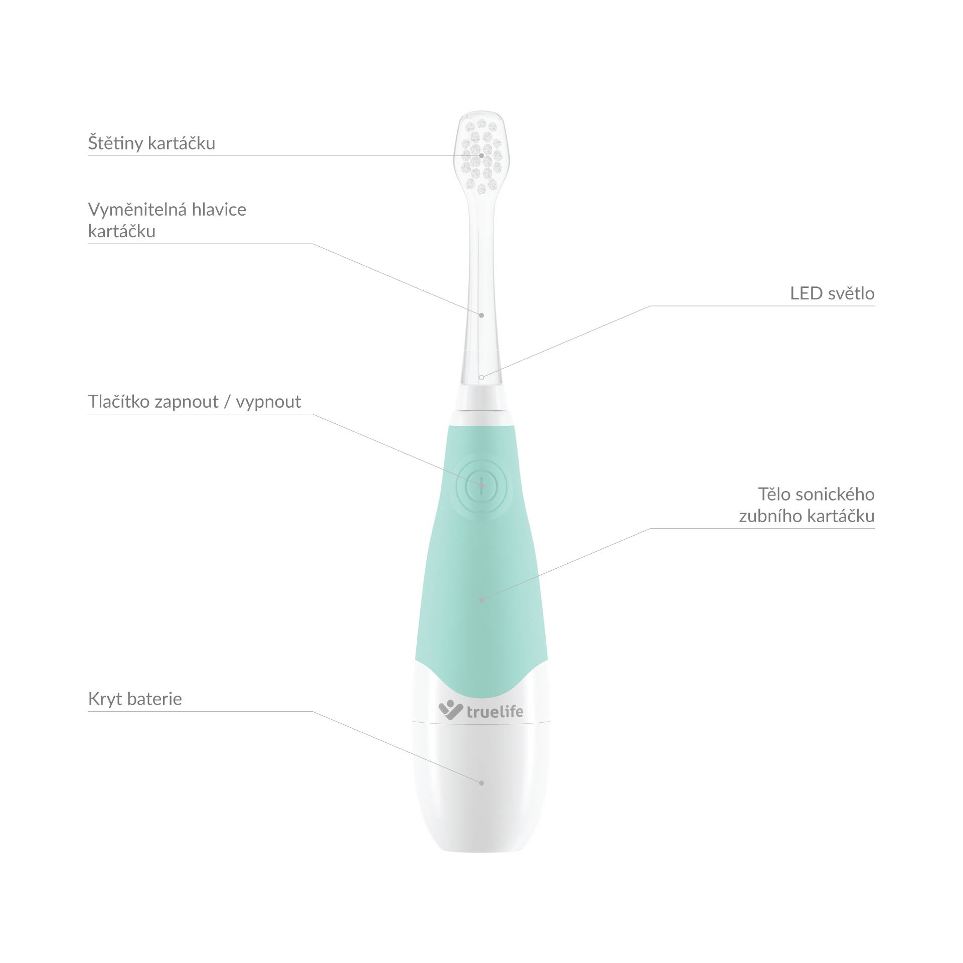 TrueLife SonicBrush Baby G dětský sonický kartáček