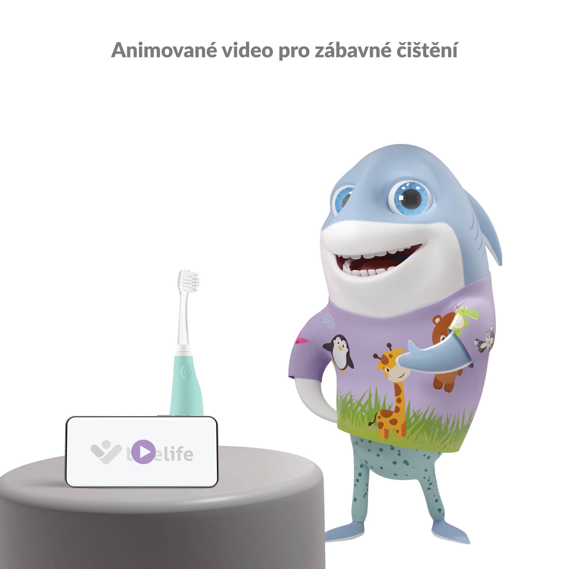 TrueLife SonicBrush Baby G dětský sonický kartáček