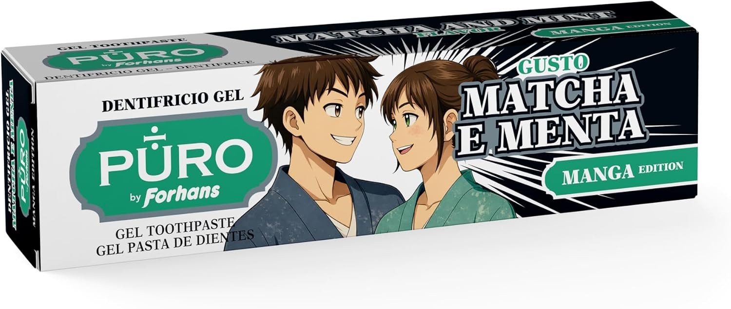 Püro by Forhans Manga Edition Matcha&Mint zubní pasta 75 ml