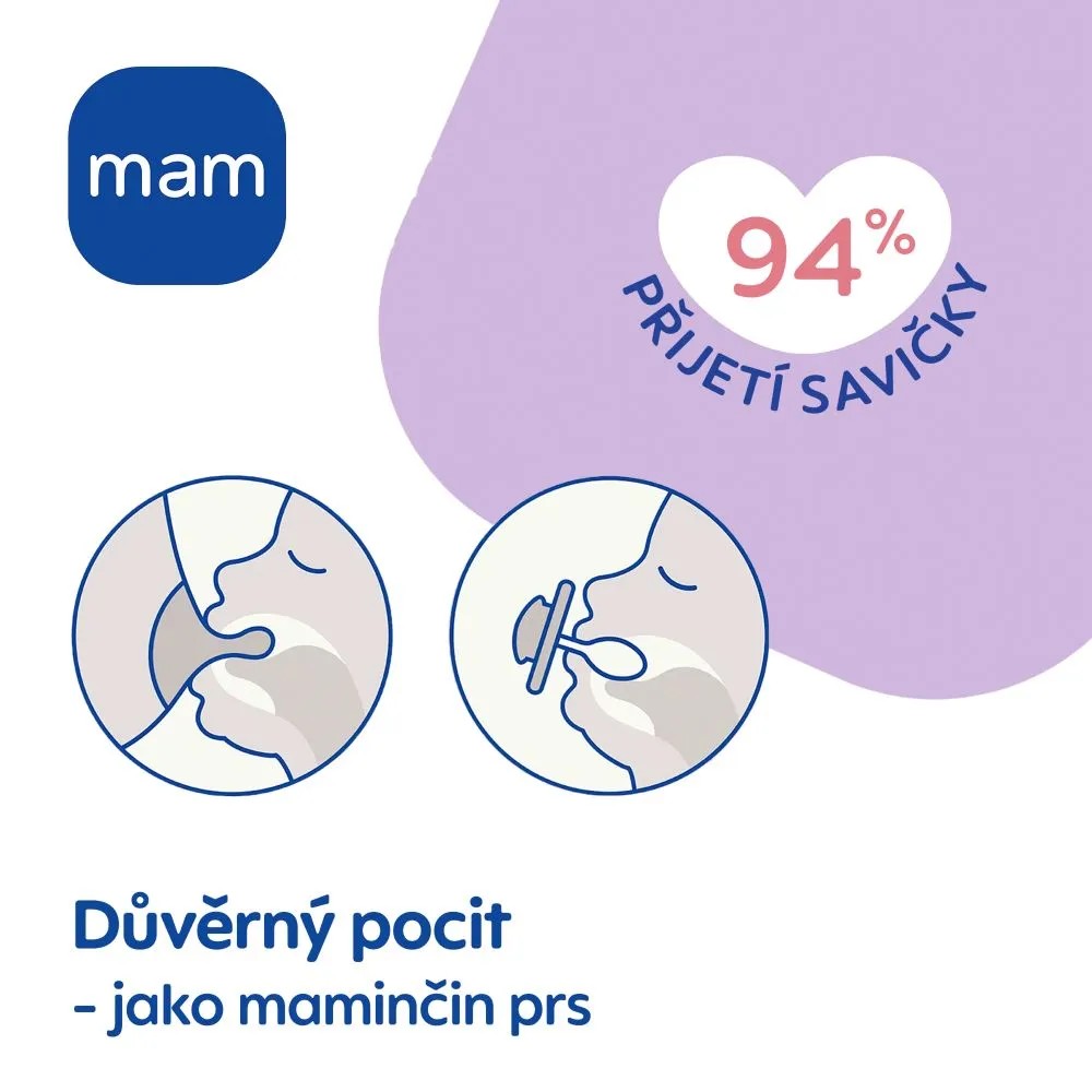 Mam Perfect 0+ silikonový dudlík 2 ks - šedý a béžový