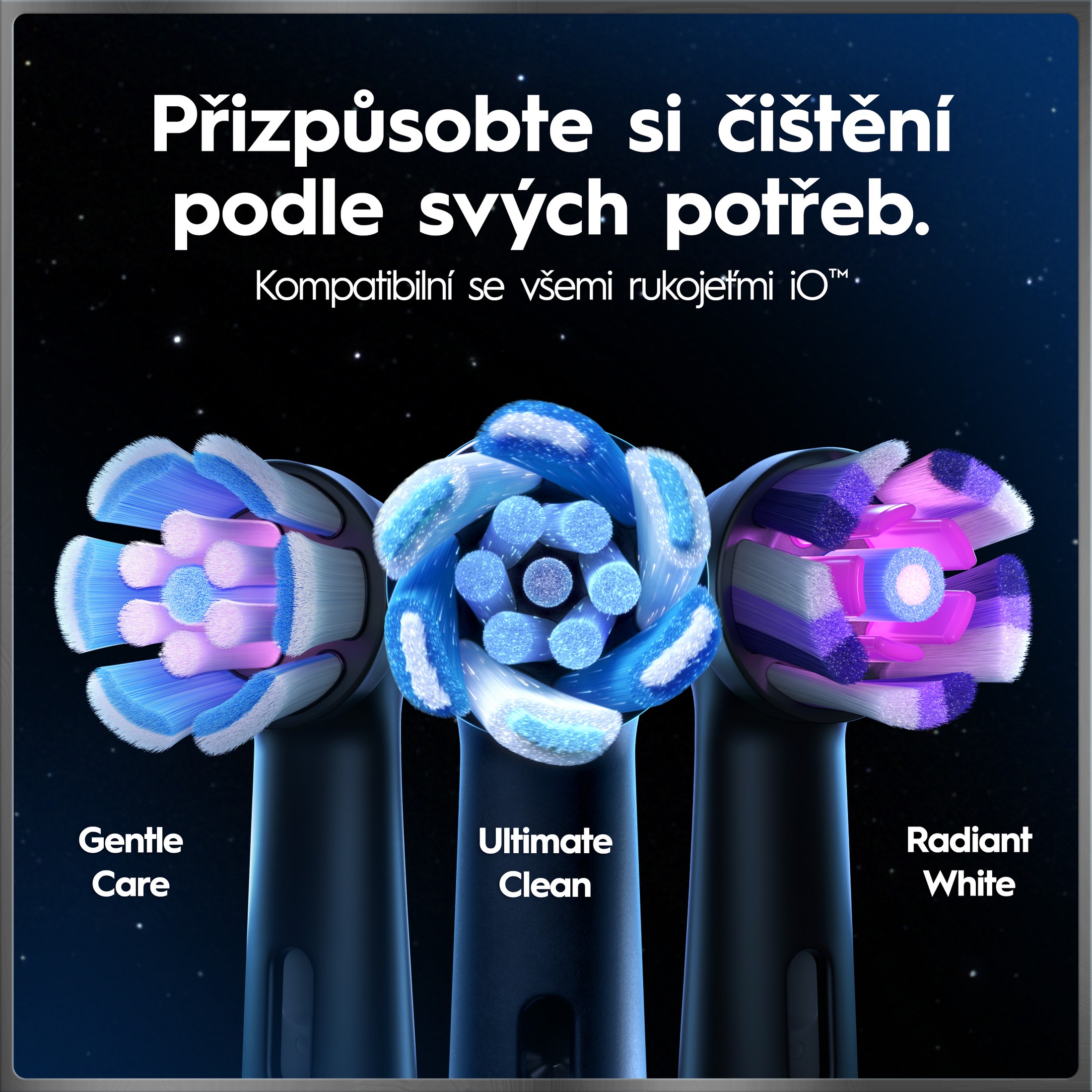 Oral-B iO Series 10 Cosmic Black magnetický kartáček