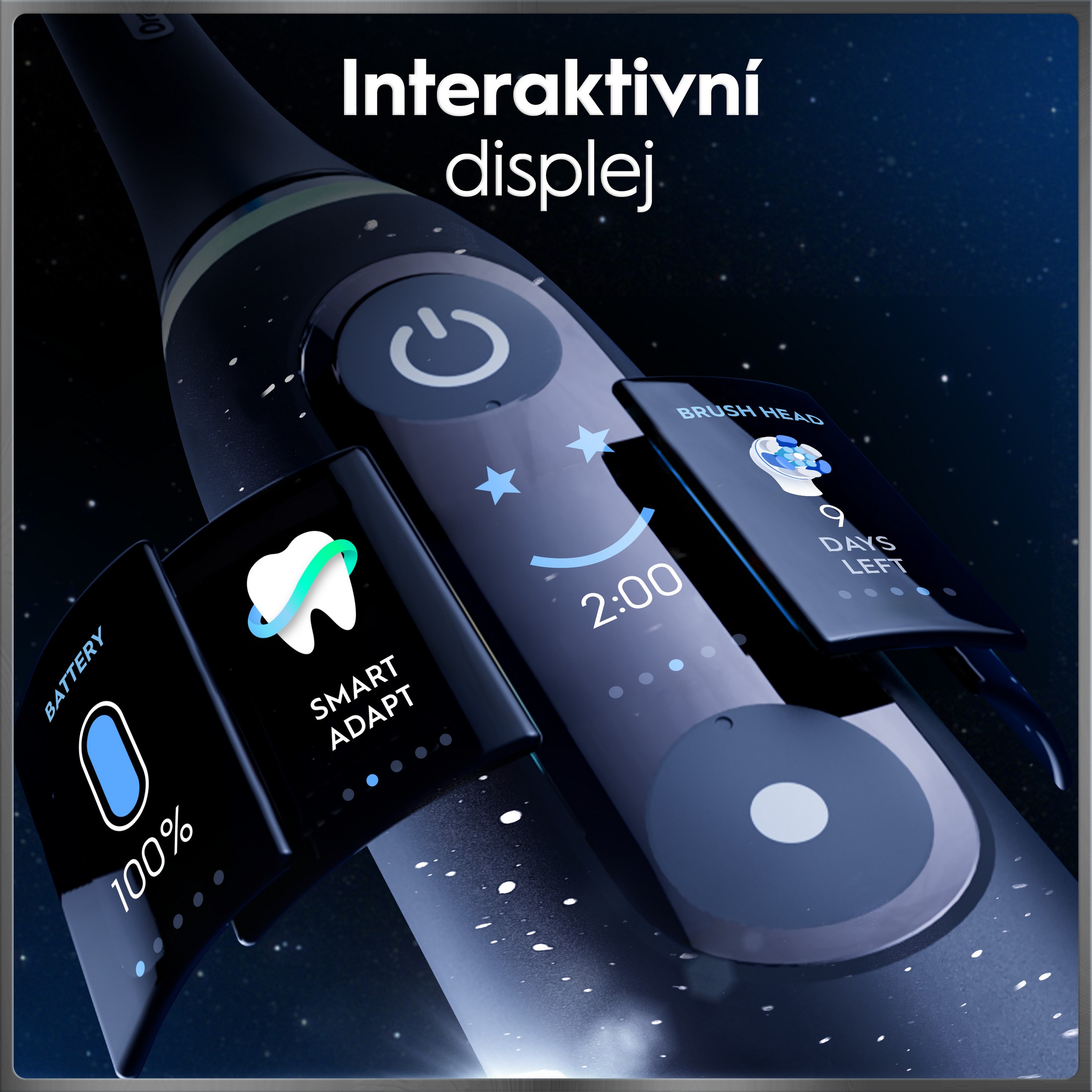 Oral-B iO Series 10 Cosmic Black magnetický kartáček