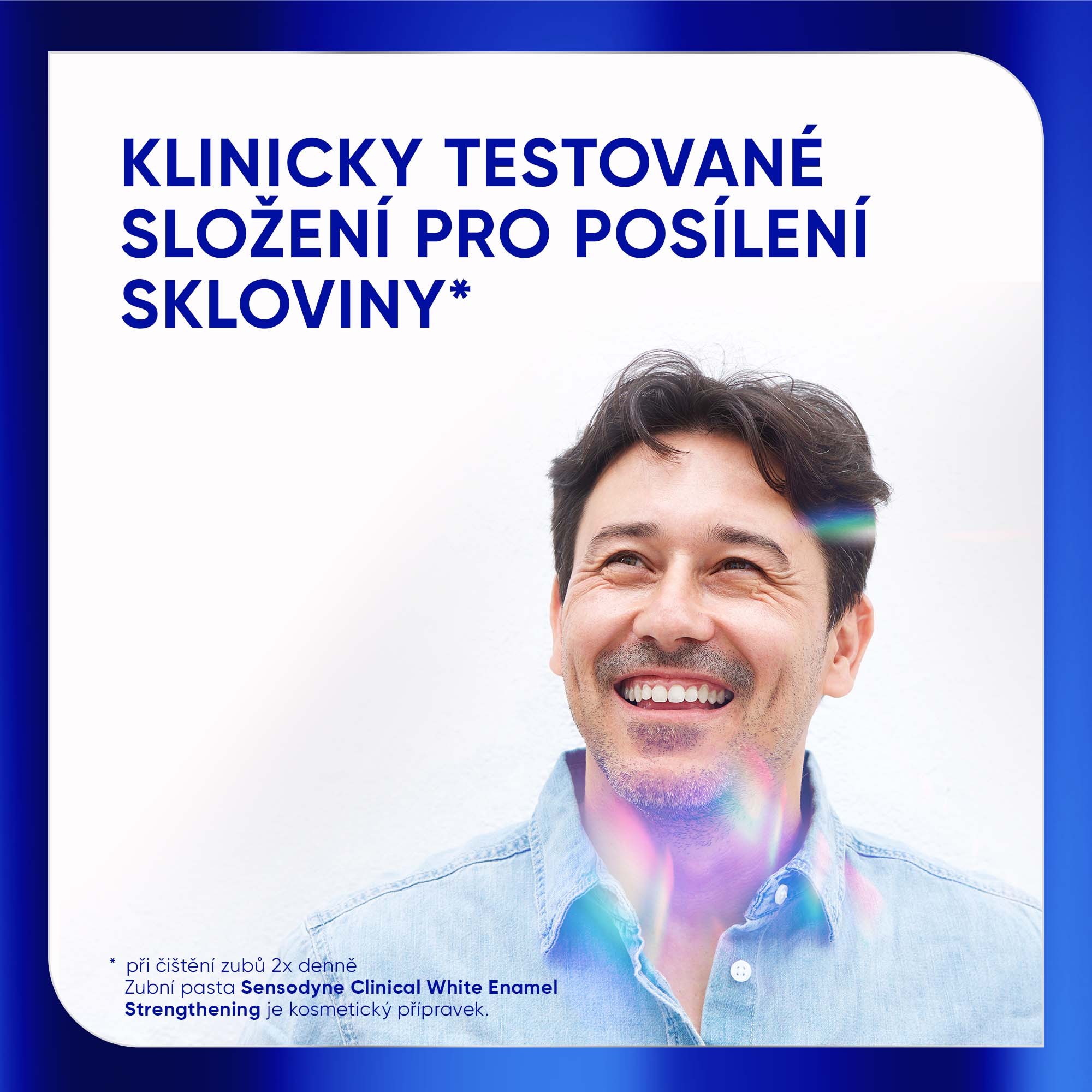 Sensodyne Clinical White Enamel Strengthening zubní pasta 2x75 ml