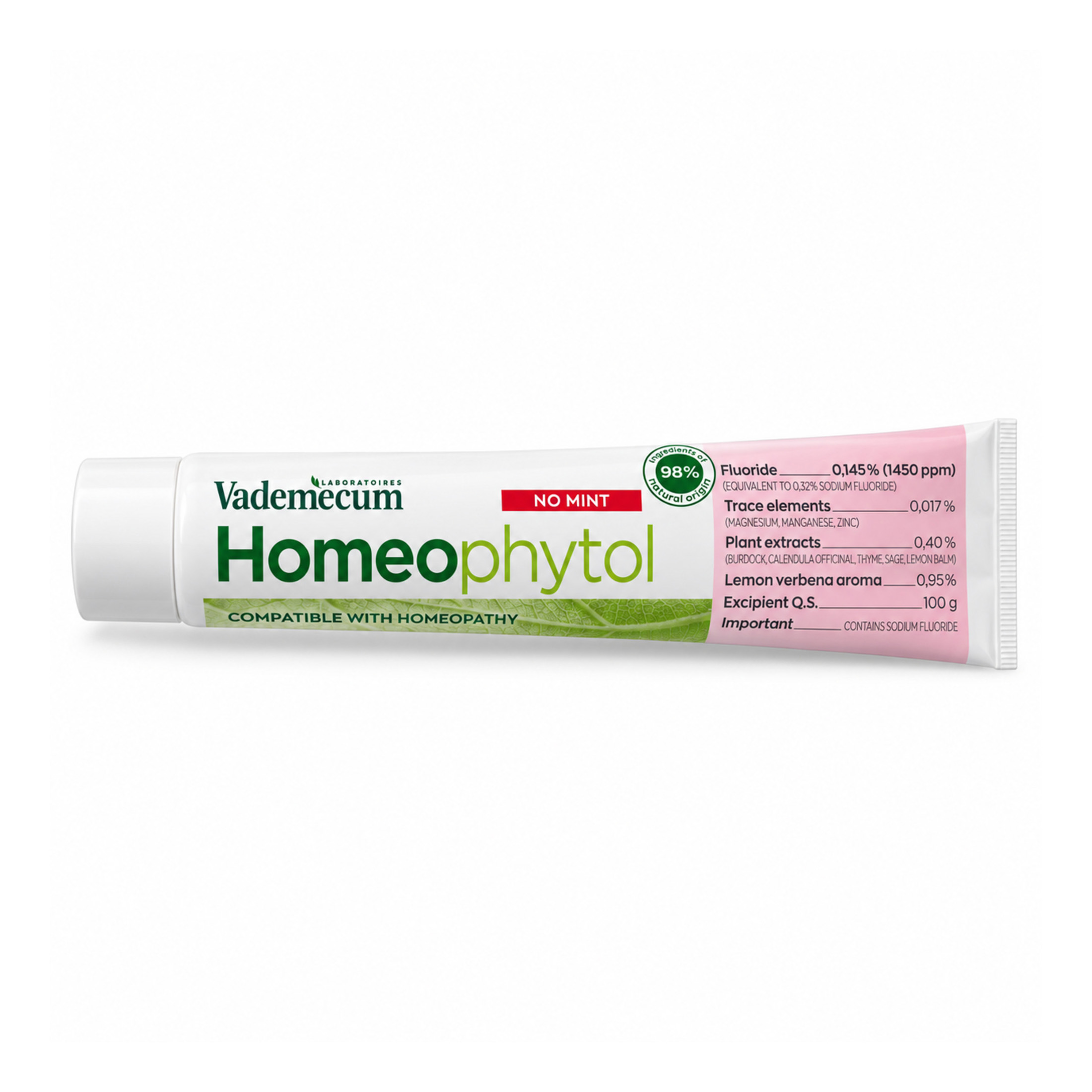 Vademecum Homéophytol zubní pasta 75 ml