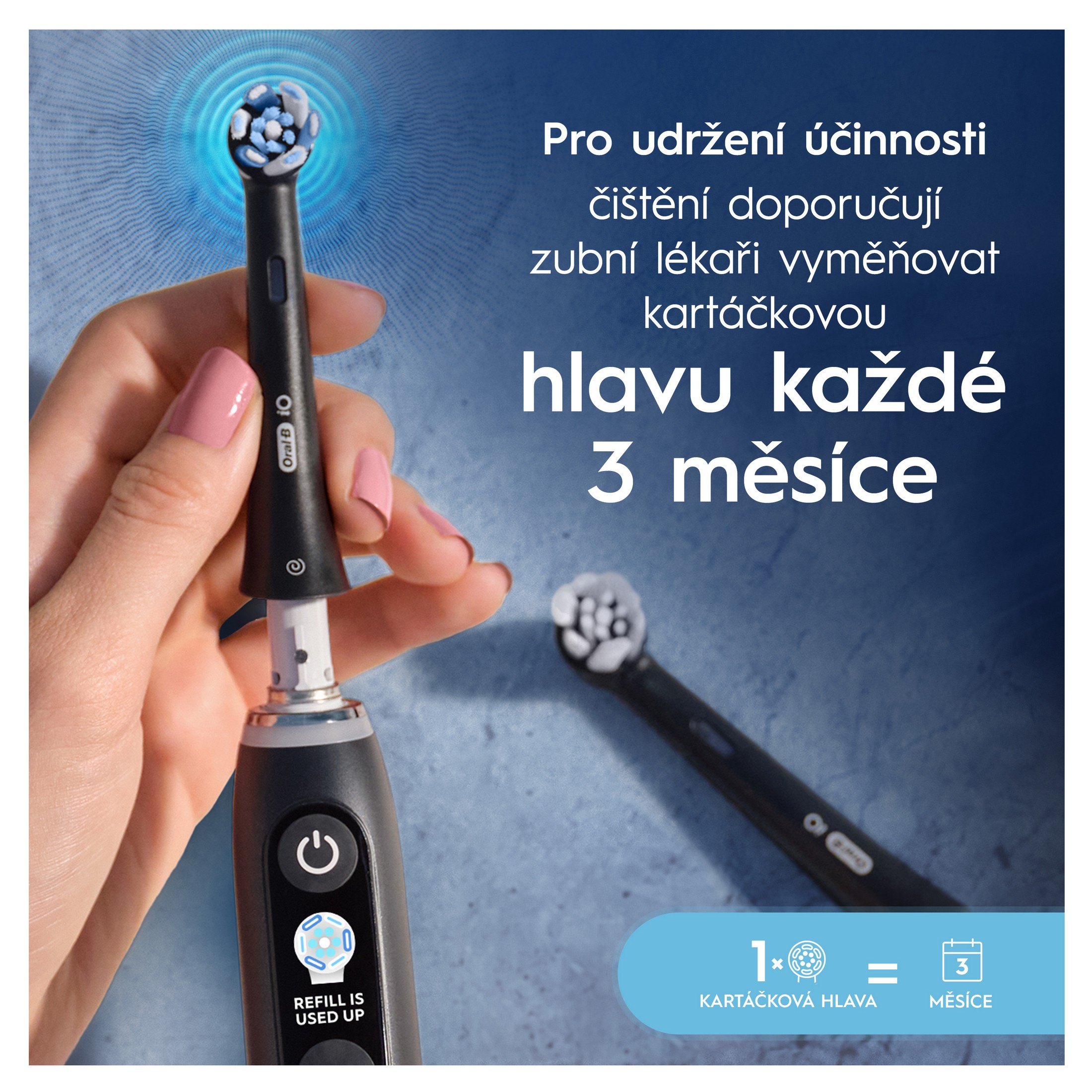 Oral-B iO Ultimate Clean Black náhradní hlavice 8 ks