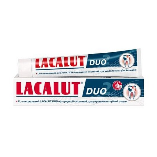 Lacalut DUO zubní pasta 75ml