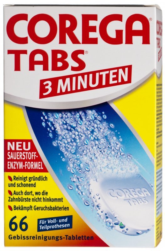 Corega Tabs Bio Formula čistící tablety 66 ks